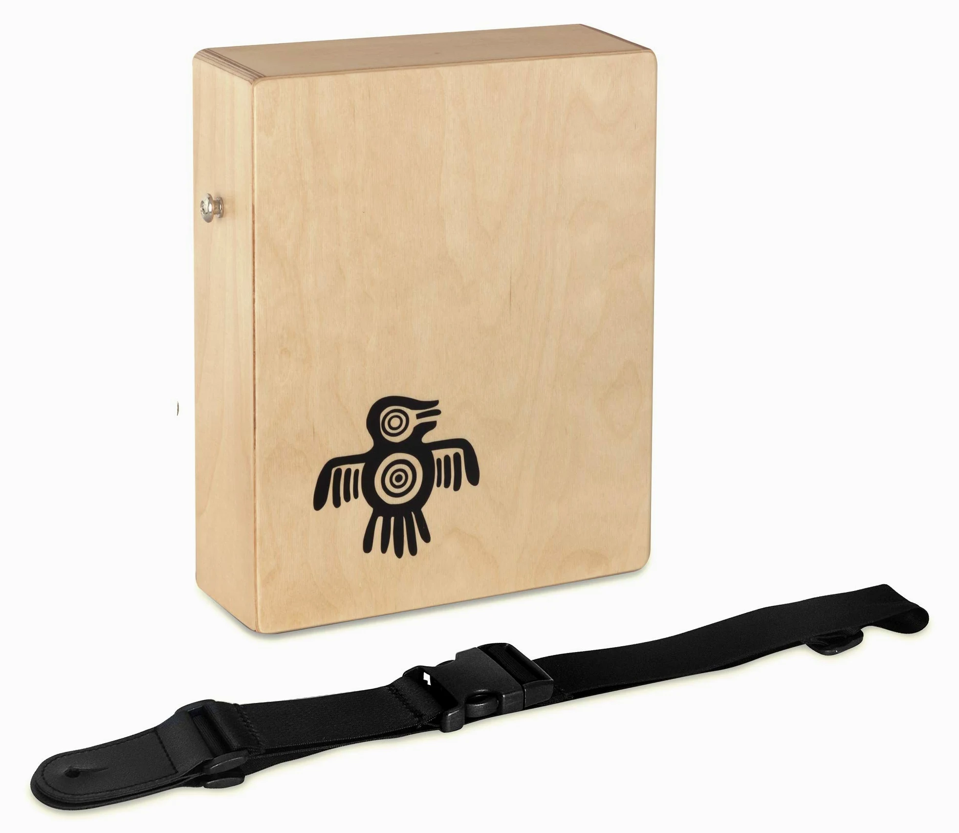 XDrum Street Cajon Peruana Birch (Cajon da viaggio per l’esterno, battente da 3 mm, tunnel bass reflex, incl. tracolla)
