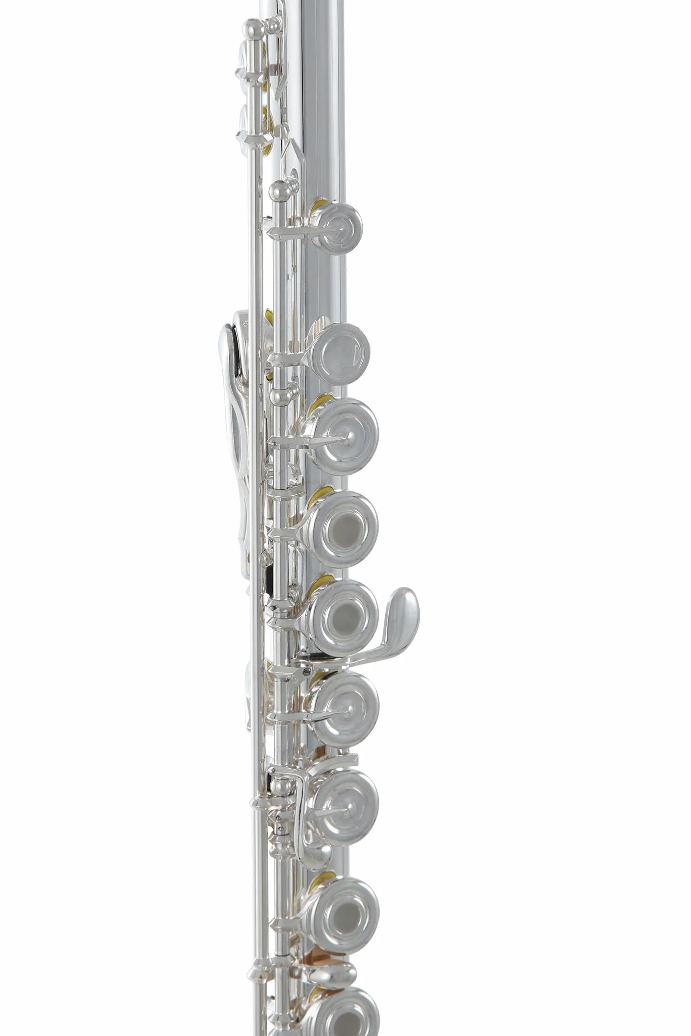 Roy Benson flauto traverso FL-602RI (costruzione in nichel argentato, design del coperchio a punta, tampone PISONI, flauto di qualità superiore, per una qualità del suono professionale)