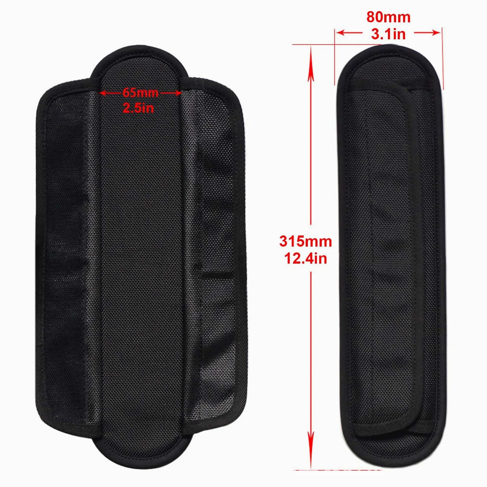 Imbottitura per Tracolla Borsa, Imbottitura per Tracolla Chitarra Nera, Rimovibile, Antiscivolo, 31,5 x 8 cm Cuscino per Tracolla per Auto, Zaino, Chitarre, Borse da Viaggio