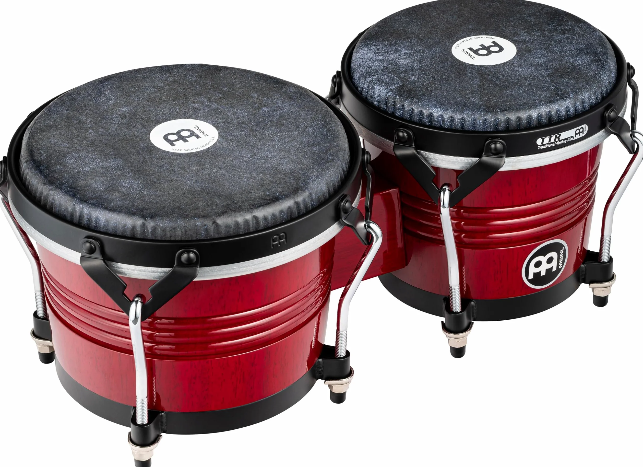 Bongo in legno serie tradizionale Marathon - Teste sintetiche Remo