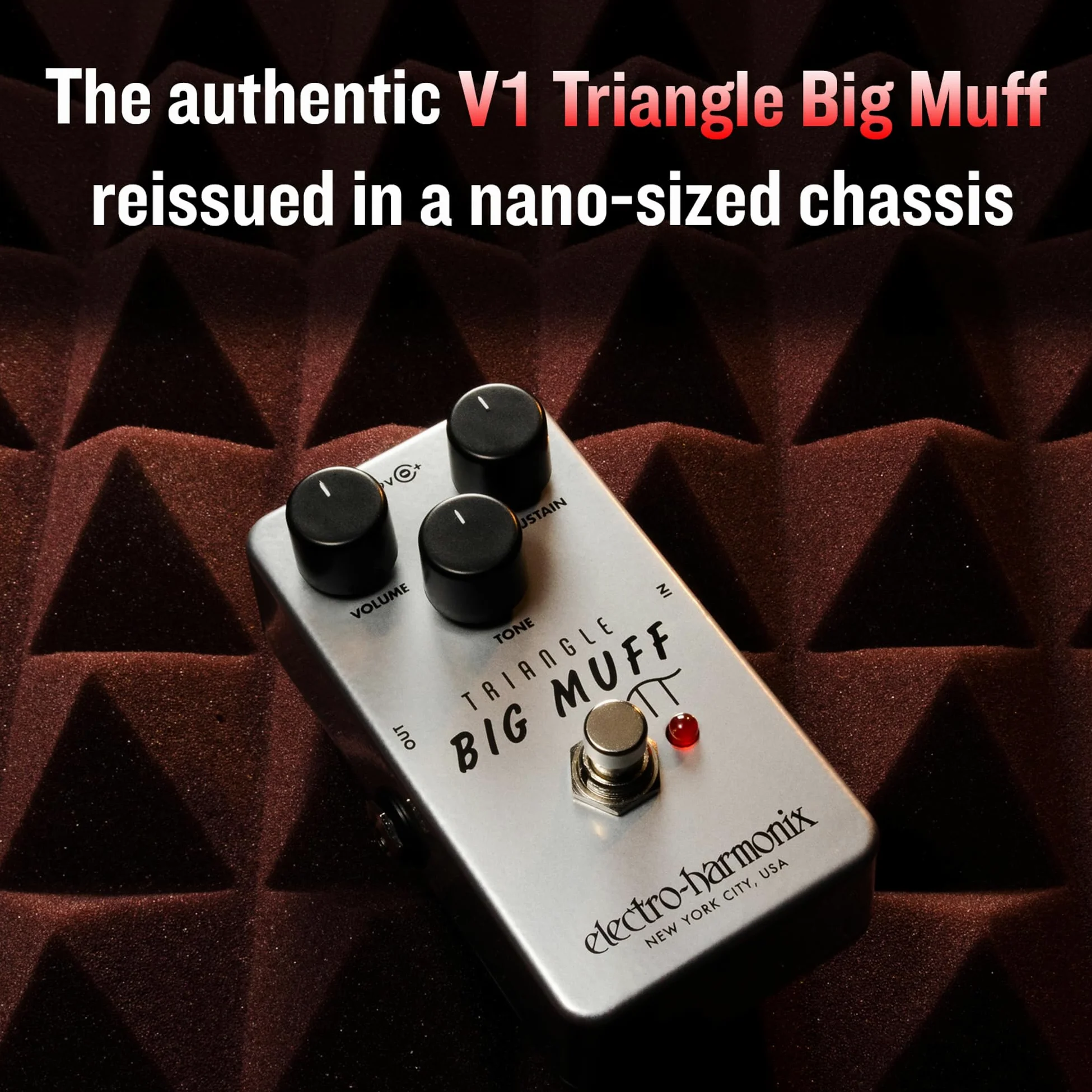 Electro Harmonix Triangle Big Muff Pi - Distorsore per chitarra