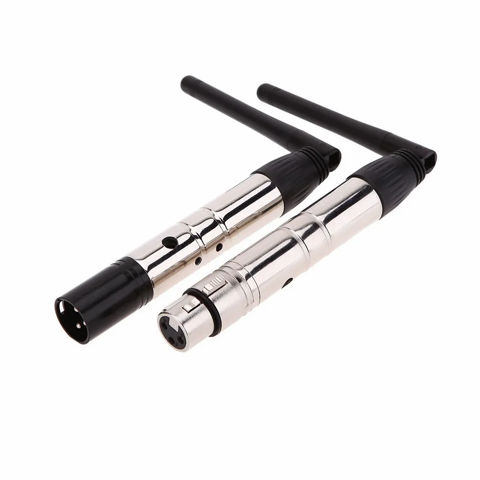 Lixada DMX512 2.4G - Unità di emissione e ricezione senza fili per controllo luci a LED
