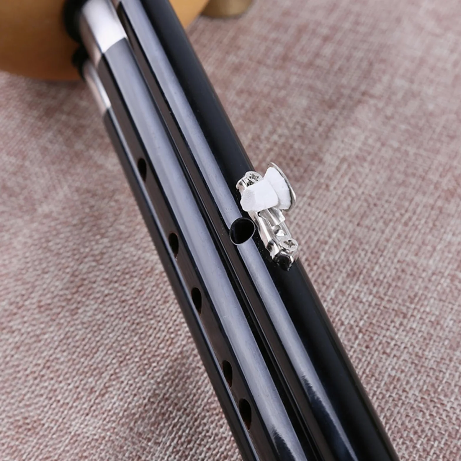 Natural Gourd Black Wood Gourd Flute Adult Beginner C Key/B Flat Hulusi Ethnic Musical Instrument Professionale Hulusi (Color : C key)
