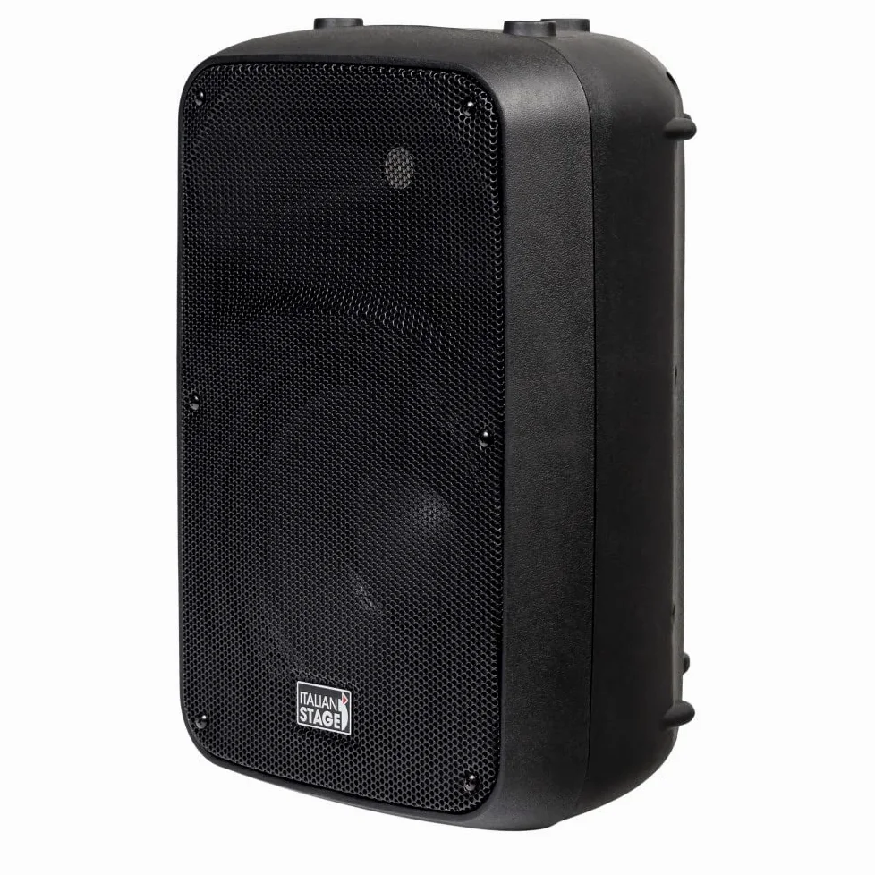 PROEL ITALIAN STAGE IS SPX10A - Diffusore Cassa attiva bi-amplificata da 300w di picco e cono da 10", per feste karaoke eventi, Nero (IS SPX10A)