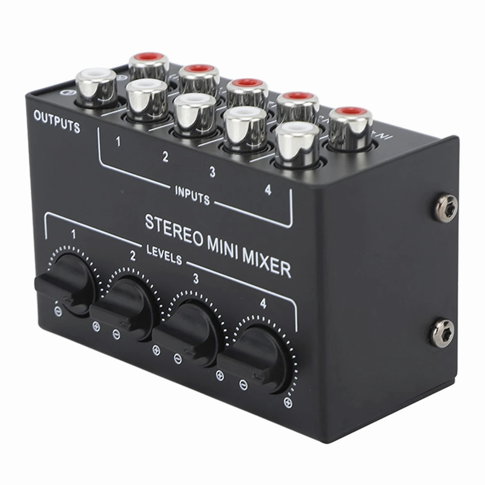 Mini Mixer Audio Portatile, Metal Shell CX400 Mini Mixer Stereo Passivo Alta qualità del Suono per unità a Nastro per Computer