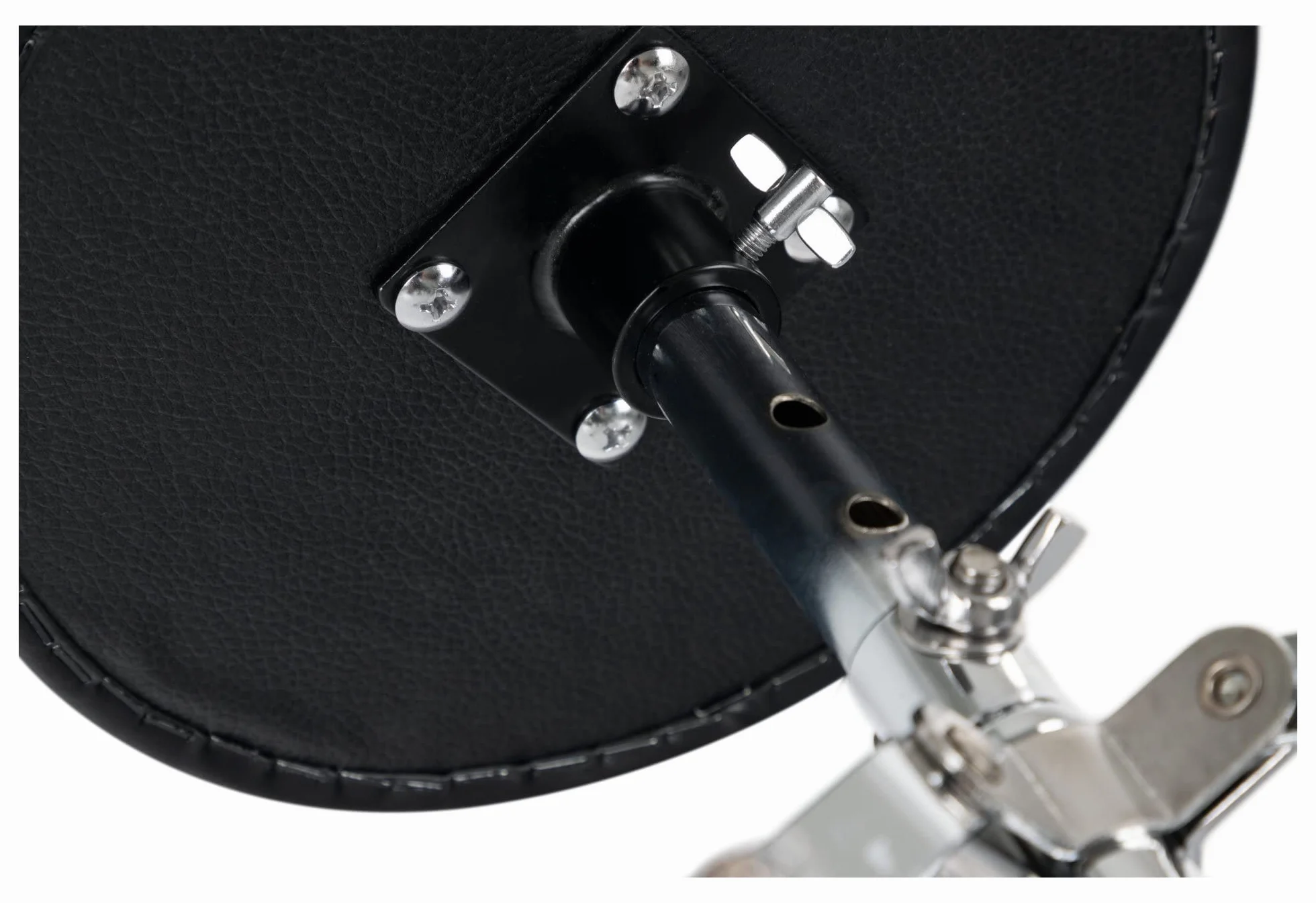 XDrum Sgabello Batteria Junior - Sgabello per Batteria per Bambini - Regolabile in Altezza in 3 Posizioni da 32cm a 37cm - Piedini in Gomma Stabili per Perfetta Stabilità