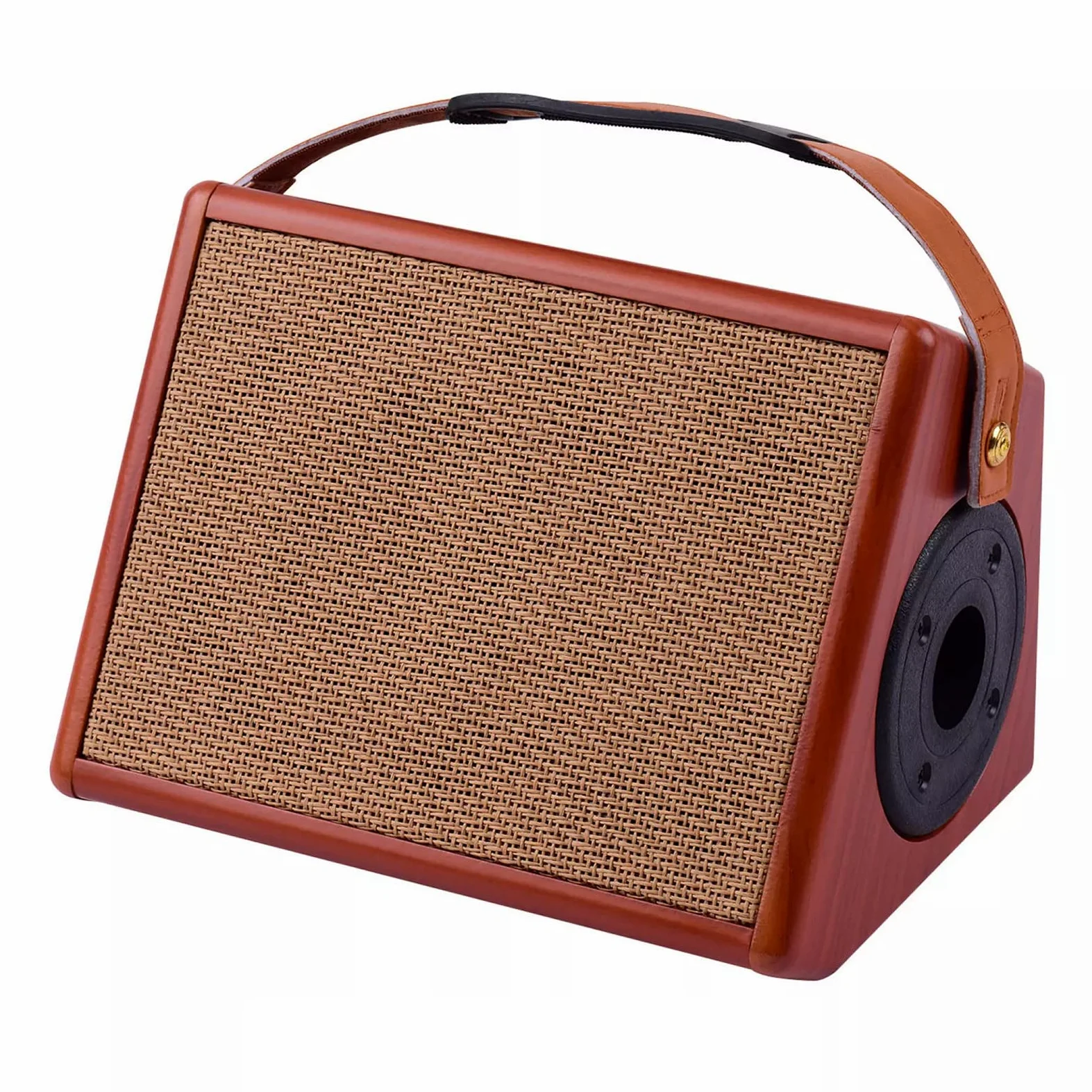 Btuty - Amplificatore per Chitarra Acustica da 25 W Ricaricabile Altoparlante Wireless BT, Controllo Indipendente del Riverbero, del Volume del tono dei Bassi e degli acuti con Ingresso