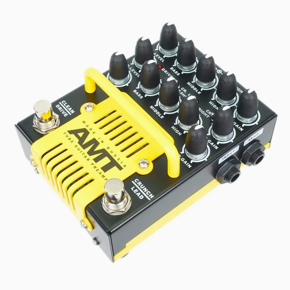 AMT SS-11B (Modern) - Preamplificatore per chitarra tubolare a 3 canali (2 tubi)