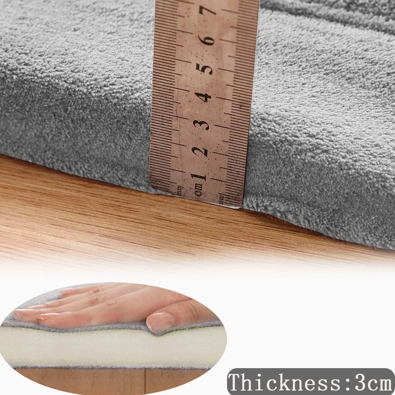 Tappetino Insonorizzato Batteria, Tappeto Batteria Elettronica, Antiscivolo Tappeto per Batteria, Carpet Drum Mat, Tappeto per Batteria e Strumenti a Percussione 100x160cm/39.37x62.99inch