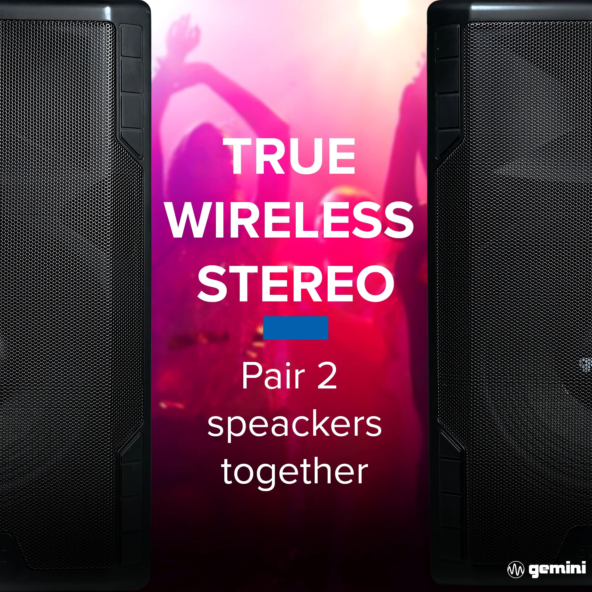 Gemini Sound GSP-5500 Altoparlante PA Bluetooth da 15 pollici 2200W