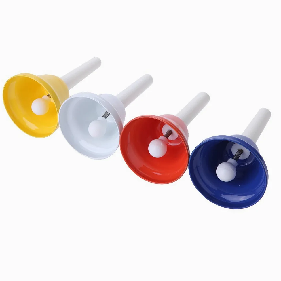 Btuty 8 Nota Handbell Campanellini Strumento a Percussione Mano Bell Métallique Colorato Musicale