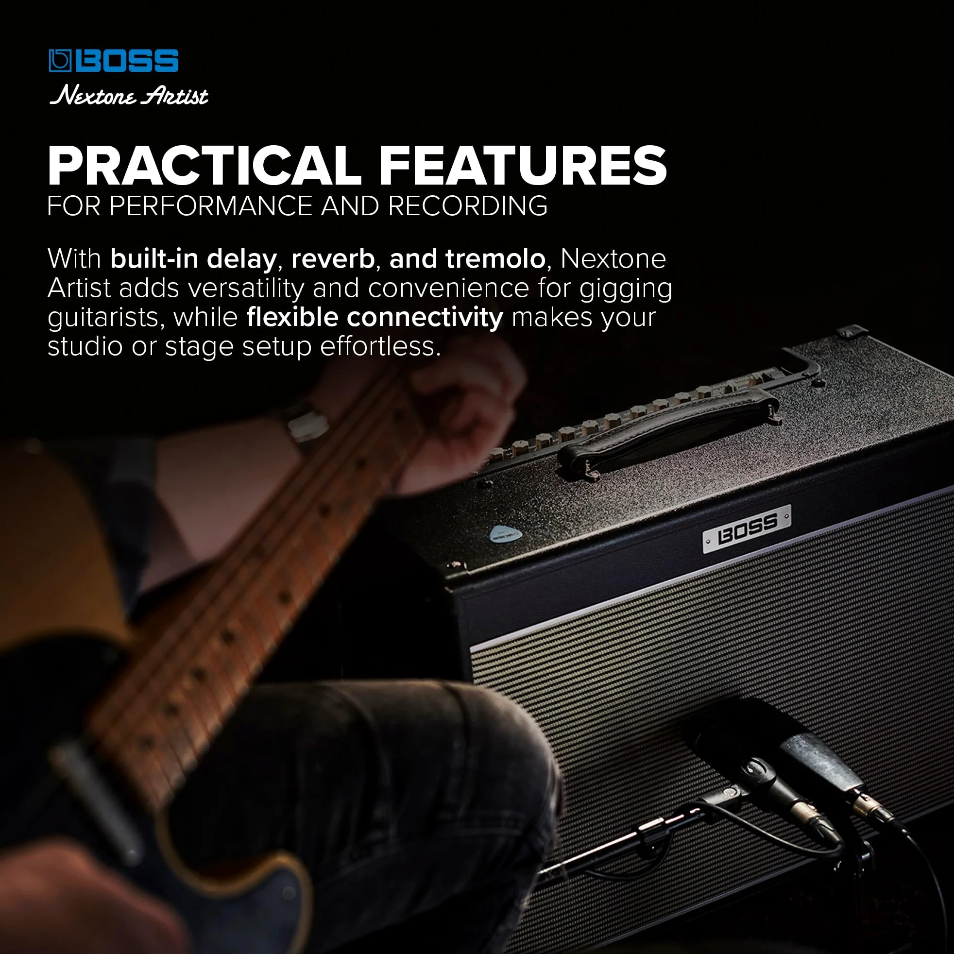 BOSS NEX-ARTIST Amplificatore per Chitarra Nextone Artist, l'Amplificazione per Chitarra di Nuova Generazione, Grazie a Tube Logic