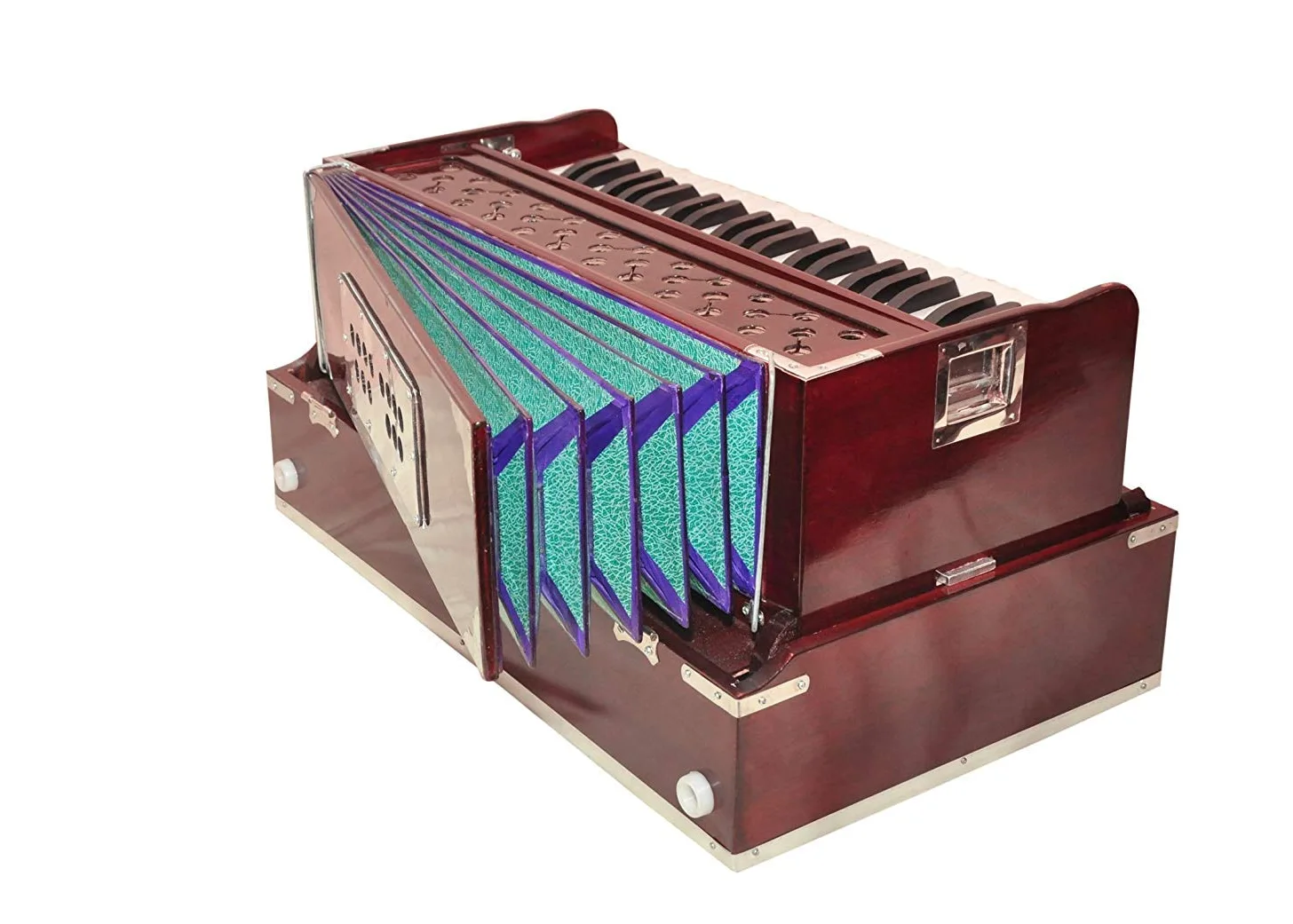 Musicals - Armonio portatile pieghevole 3,5 ottave, 9 stop, con accoppiatore, si prega di digitare l'Armonio Farmati alla ricerca per controllare la nostra collezione completa di Harmonium ora