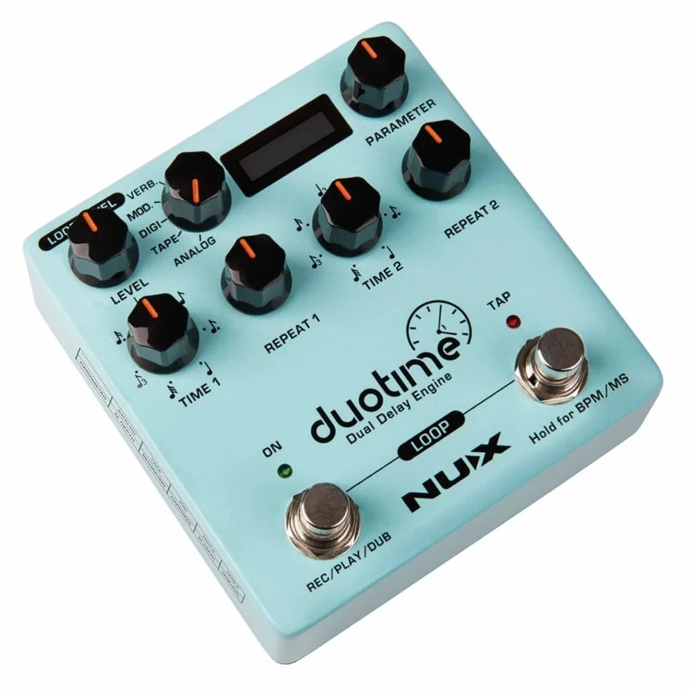 NUX Doppio pedale delay e funzione looper