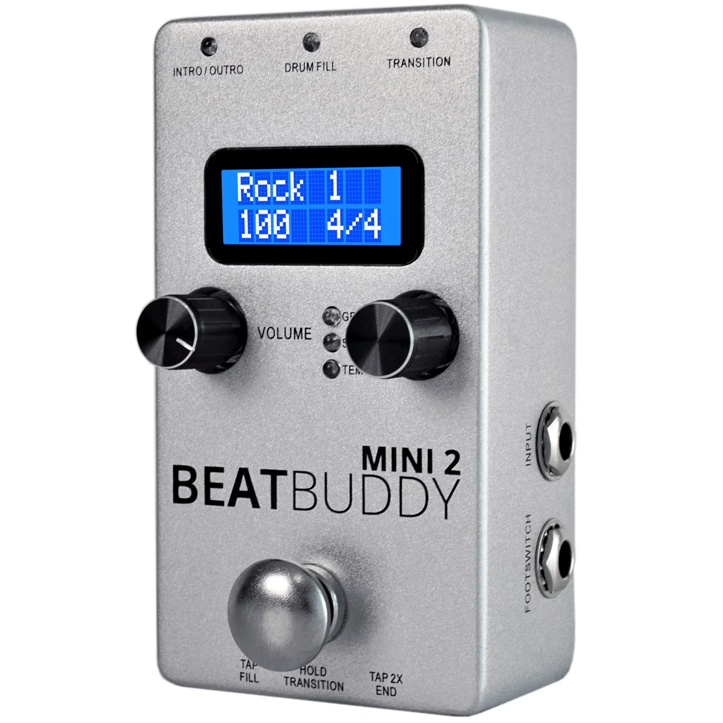 Singular Sound BBM2 Beat Buddy Mini 2, Argento