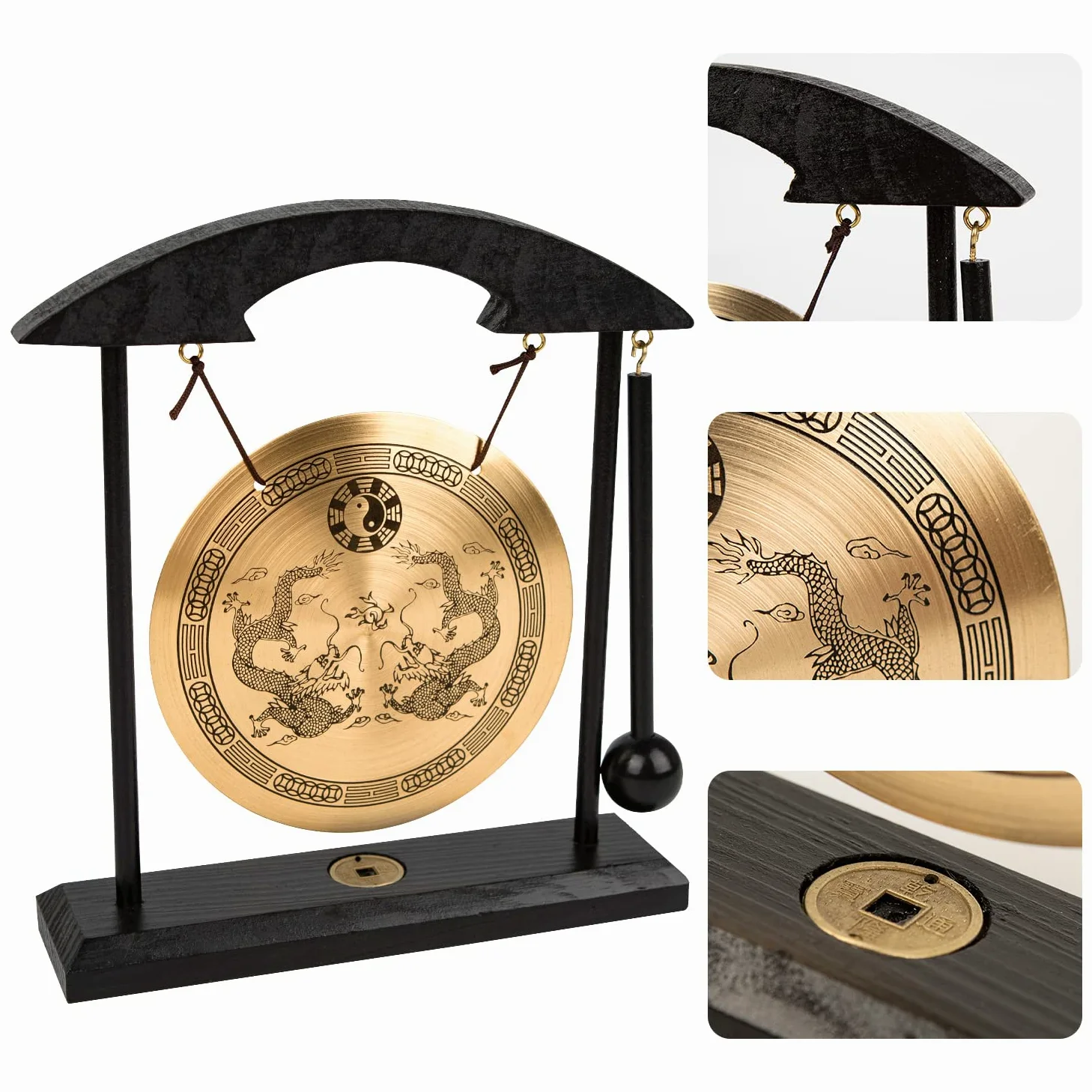 Asian Home Feng Shui Gong Zen Art Ottone Feng Shui Desktop Gong