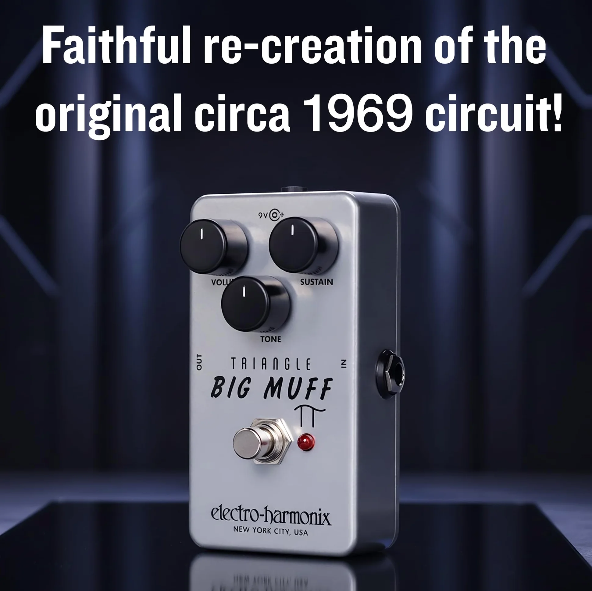 Electro Harmonix Triangle Big Muff Pi - Distorsore per chitarra
