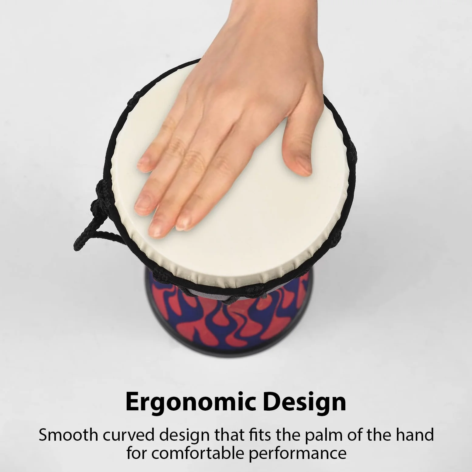 Bongo a percussione portatile leggero da 4 pollici per principianti Scuola Lezioni di musica all'aperto Percussioni Strumento musicale tradizionale