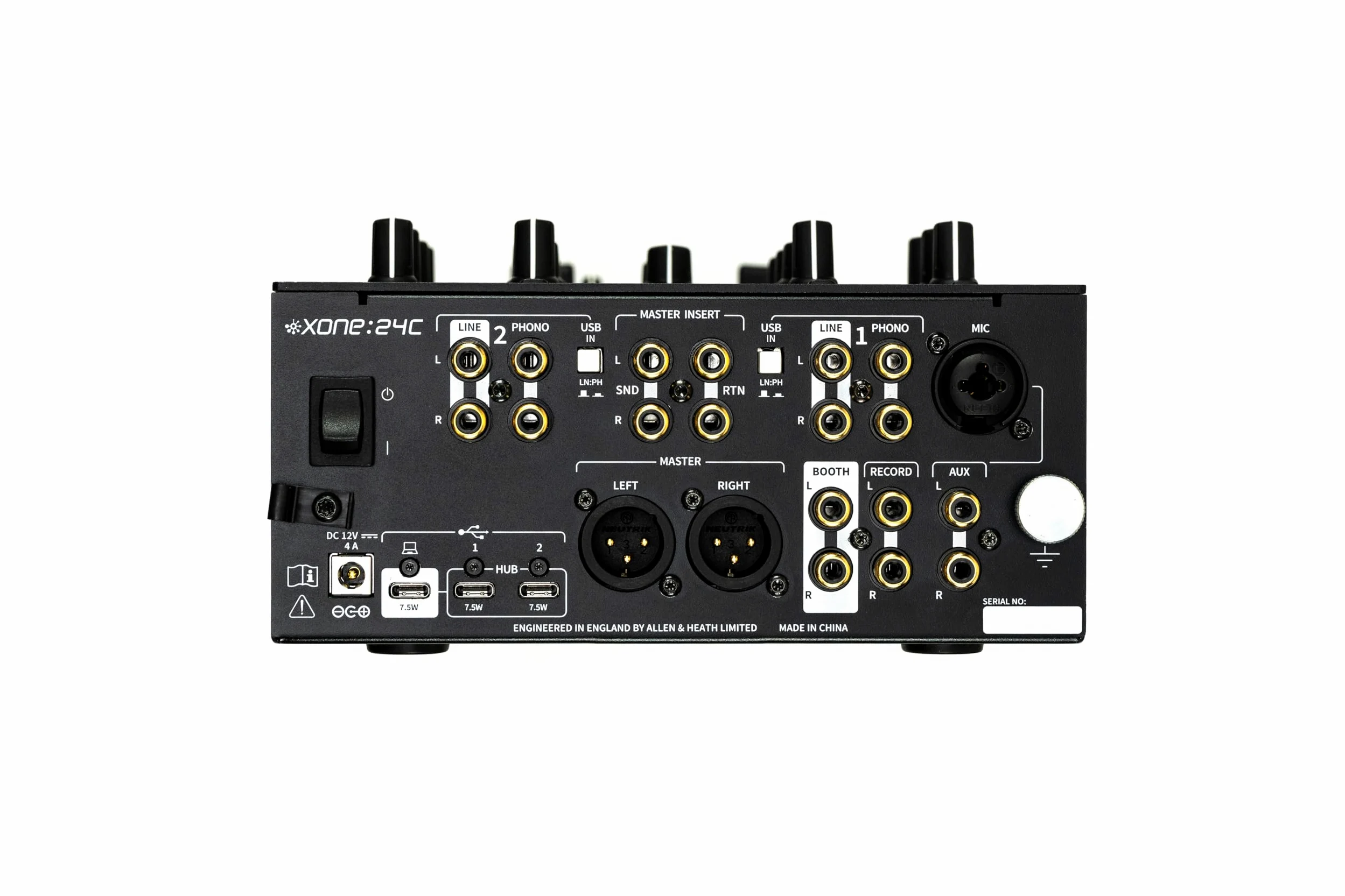 XONE:24C Mixer DJ analogico 2+1 canali con interfaccia