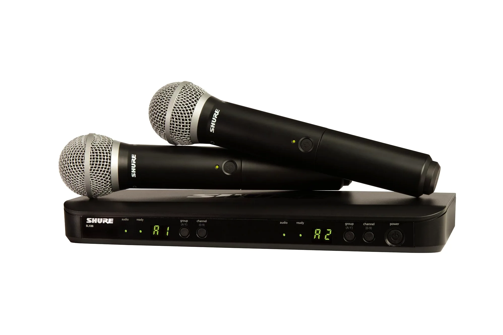 SHURE BLX288E/PG58 COPPIA radiomicrofoni wireless per canto karaoke presentazioni DJ