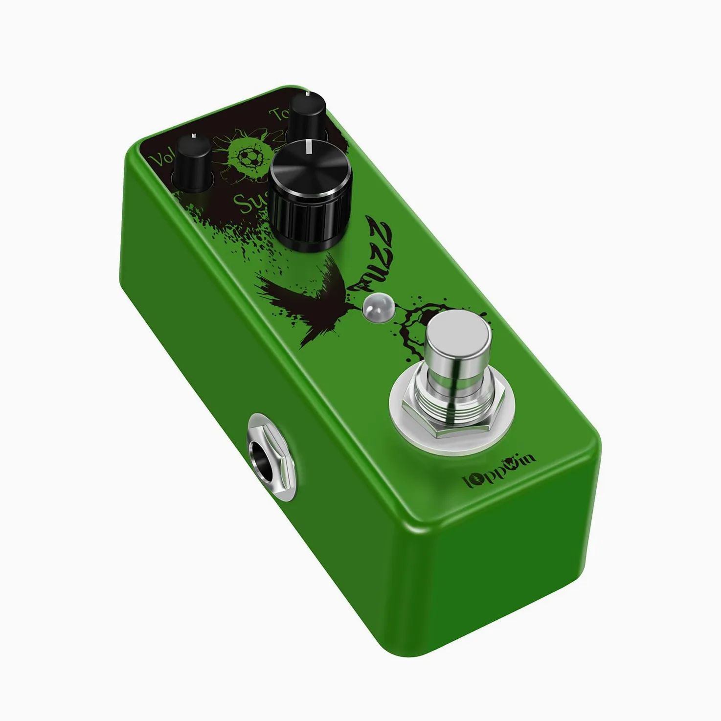 Fuzz Buff - Pedale per effetti per chitarra, tonalità leggendaria dolce fuzz, rivestimento in metallo, True Bypass, mini formato (DC 9 V)