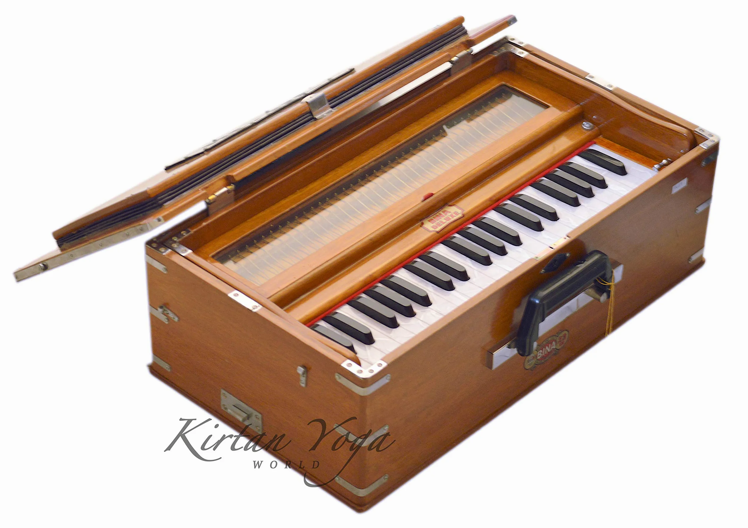Harmonium Bina n.23 B Deluxe 3.25 ottave, modello portatile, qualità professionale, rivenditore autorizzato