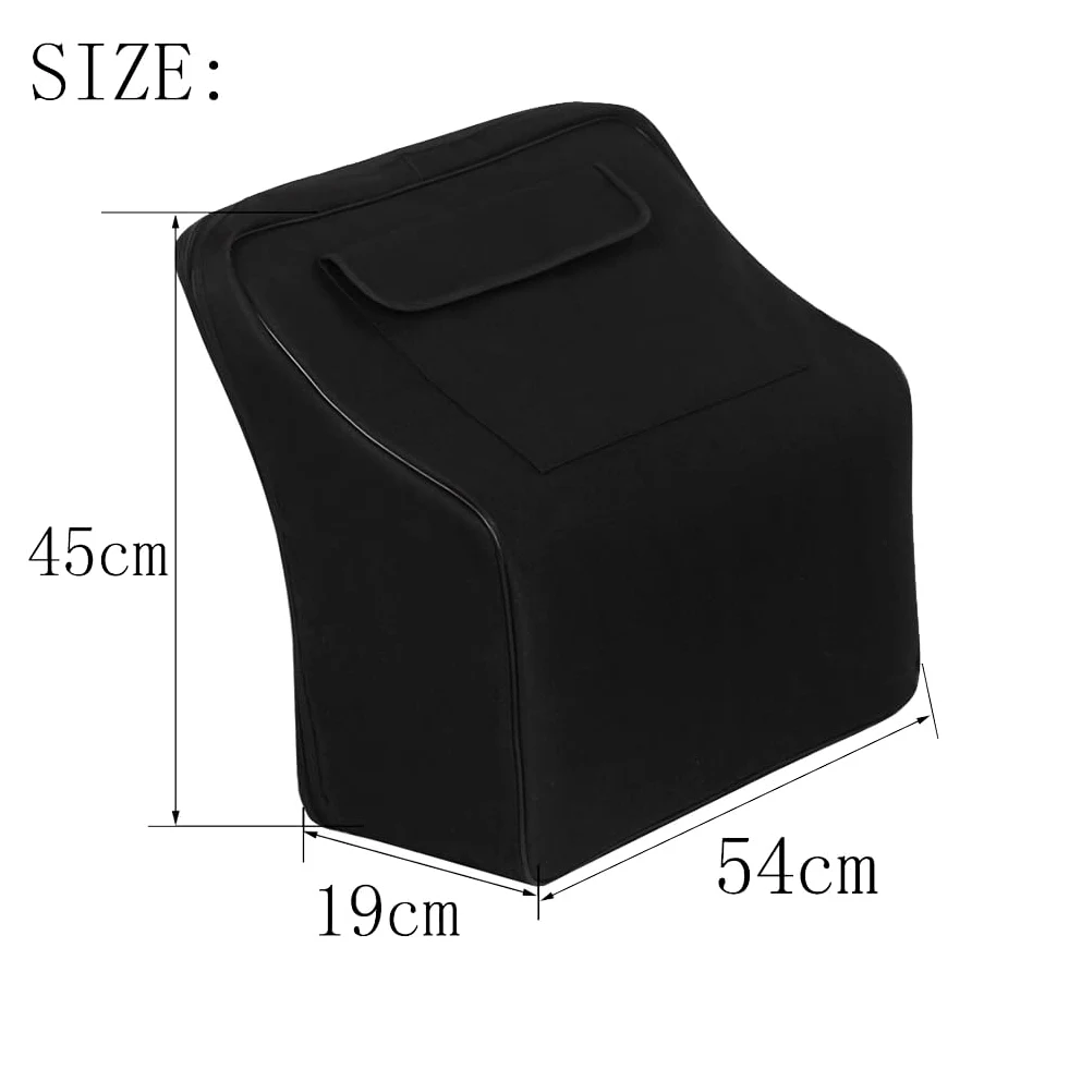 Borsa per fisarmonica Custodia per tastiera Accessori per 48/80/96/120 Fisarmoniche per pianoforte basso, Nero, Retro