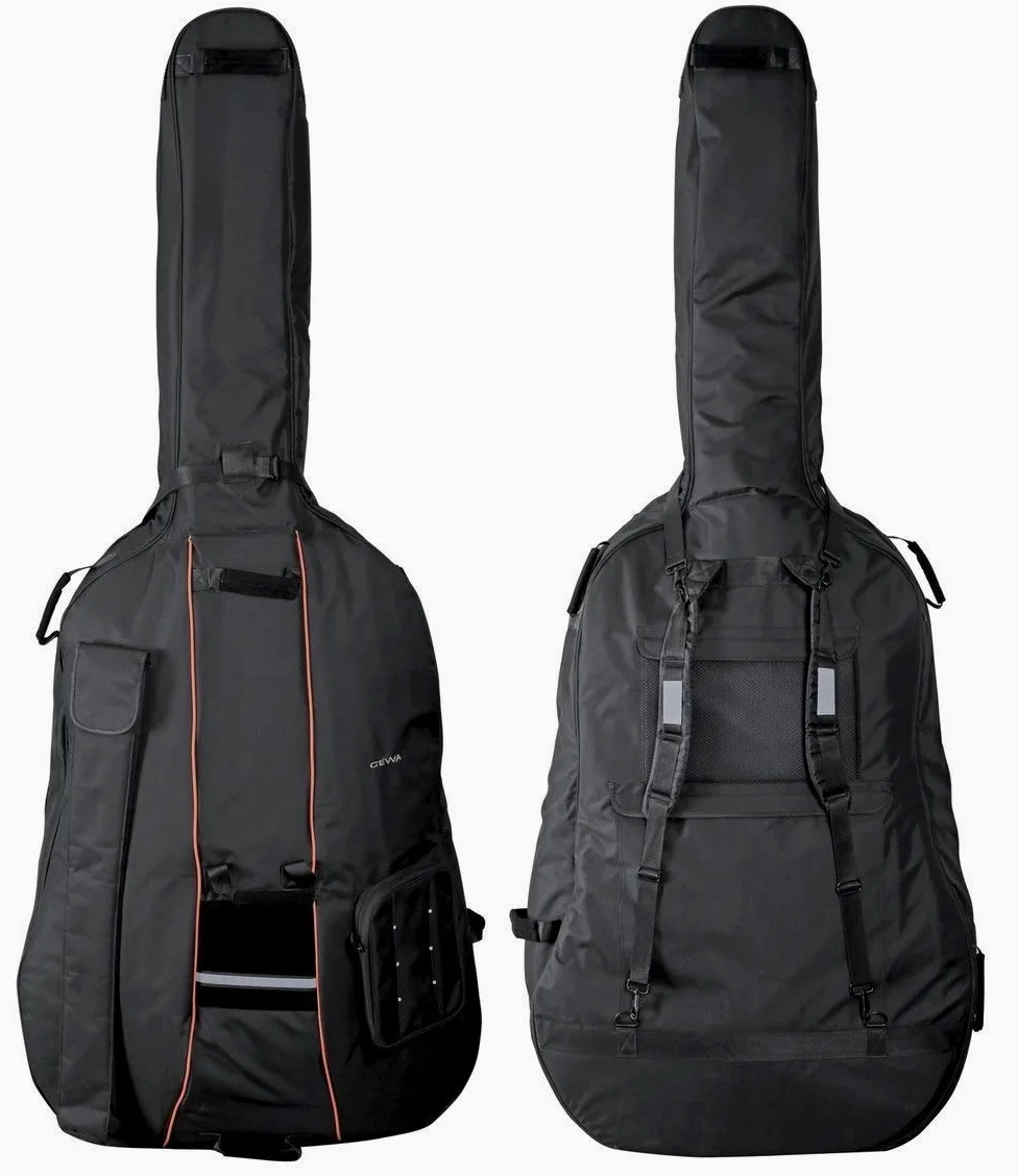 GEWA Gig-Bag Premium 3/4 - imbottitura da 10 mm, borsa per arco, cinghie zaino, borsa per leggio