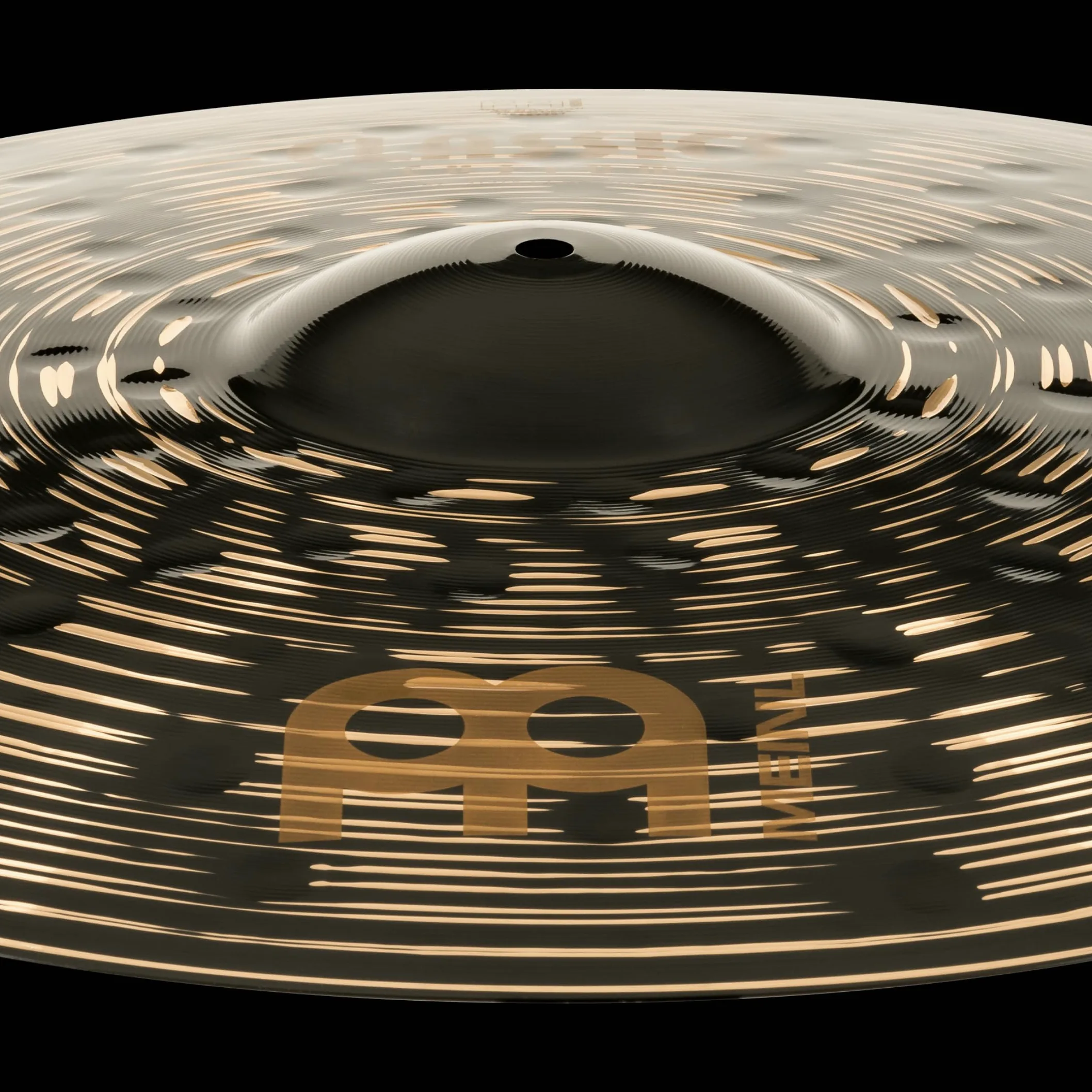 Meinl Cymbals Classics Custom Dark Piatto Crash-Ride 22 pollici (55,88cm) per Batteria - Bronzo B12, Finitura Scura, Prodotto in Germania (CC22DACR)