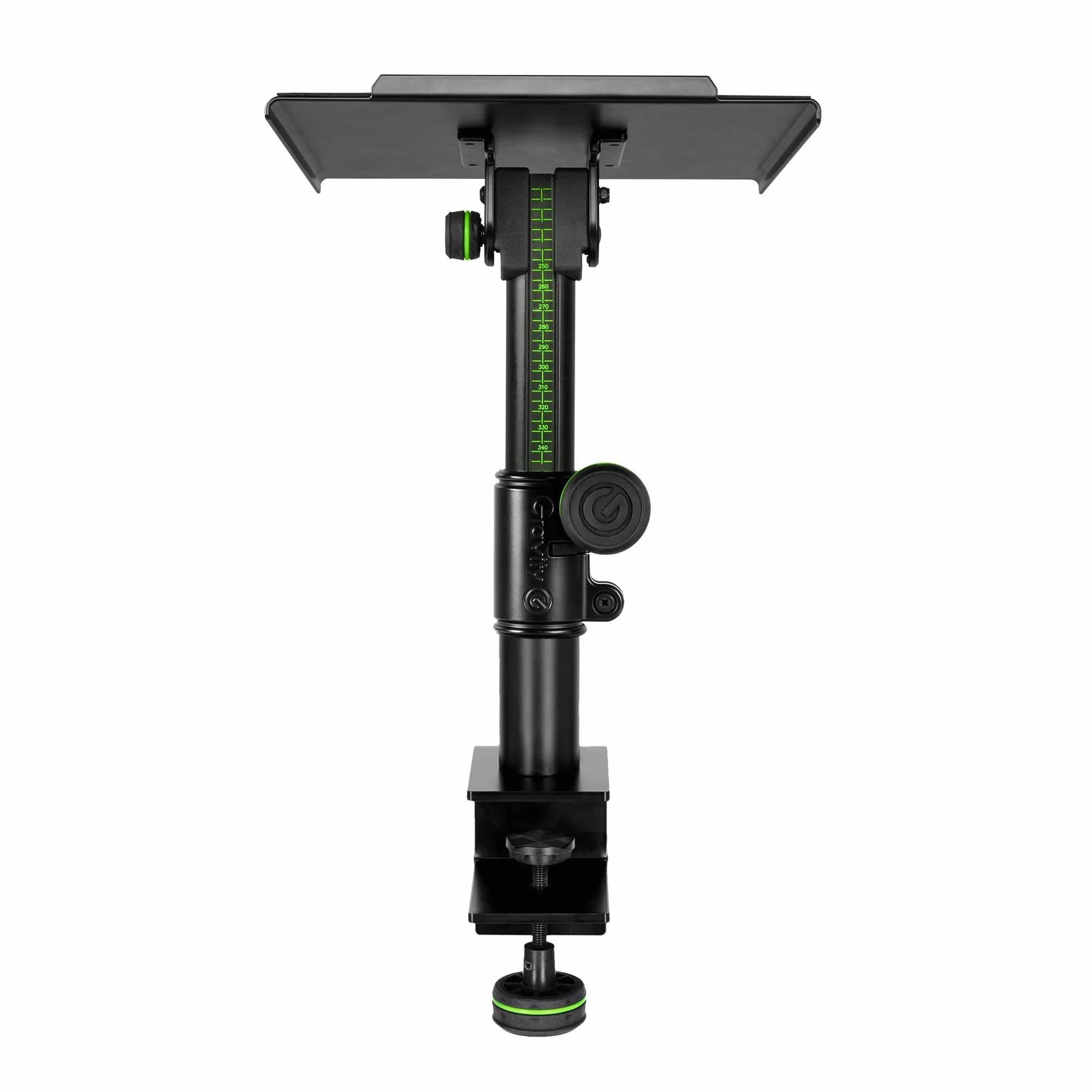 Gravity SP 3102 TM - Supporto flessibile per monitor da studio con morsetto da tavolo, nero