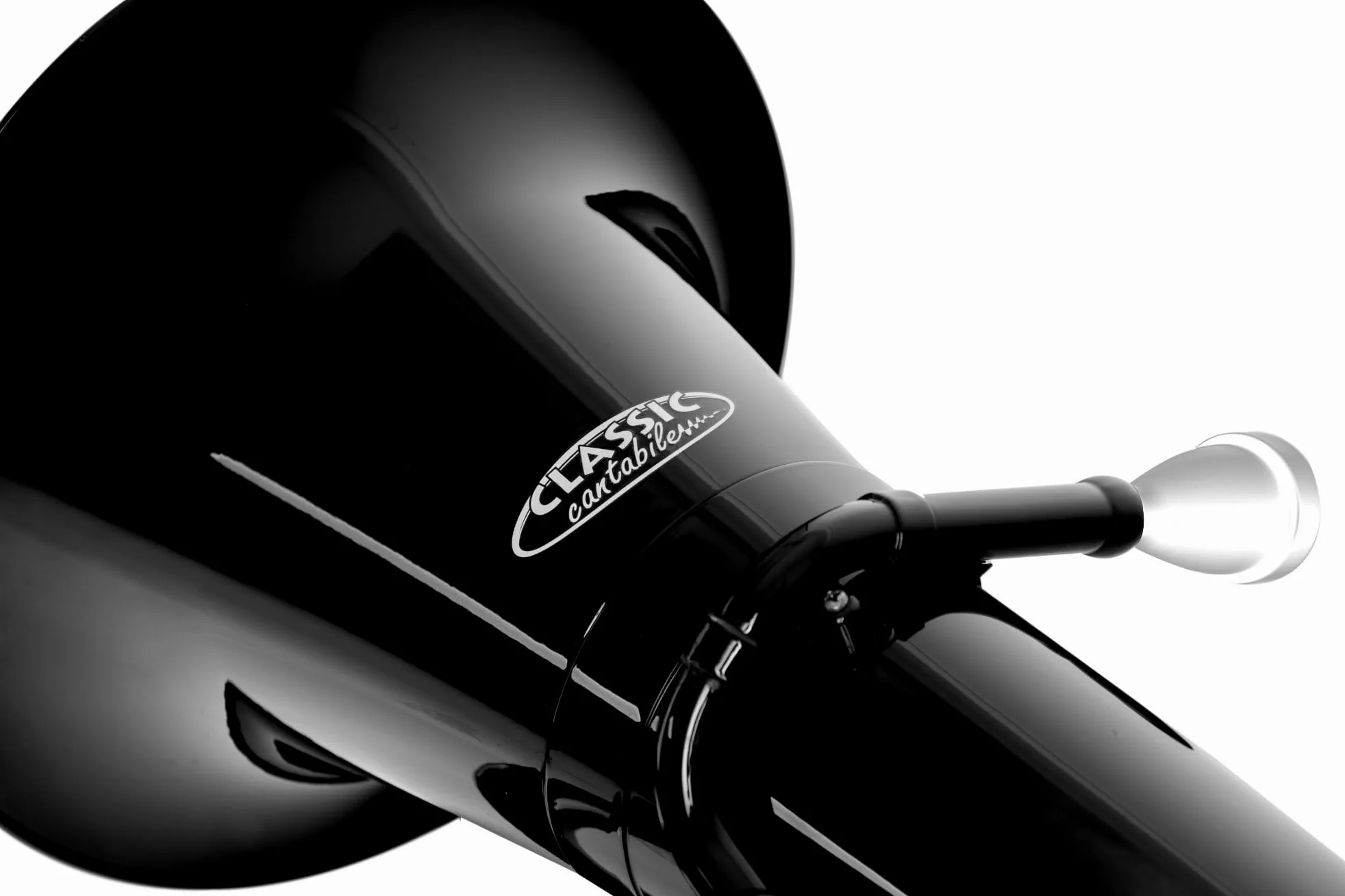 Classic Cantabile MardiBrass Euphonium Bb in plastica - 4 pistoni in alluminio - solo 2,2 kg di peso - con bocchino e custodia - nero