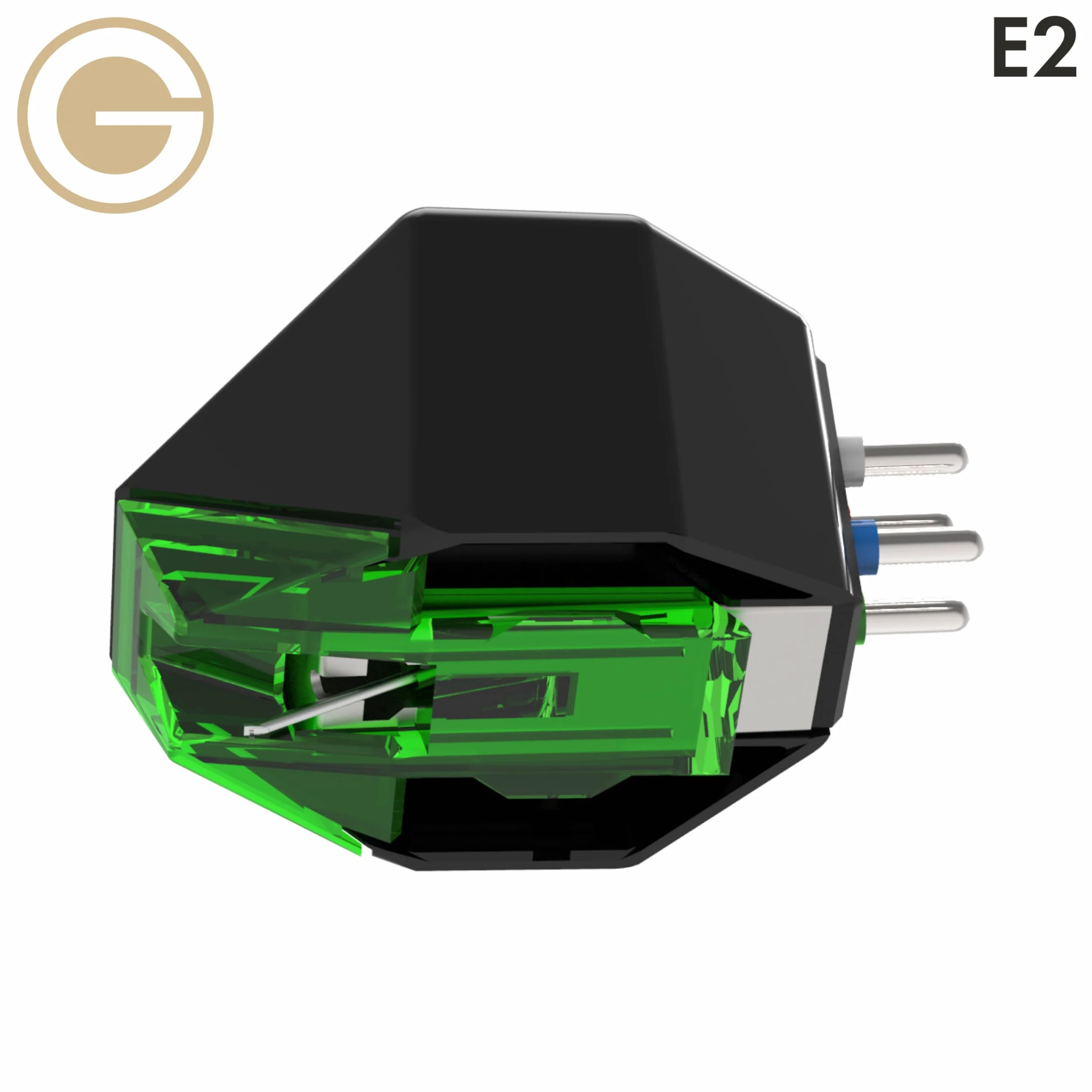 GOLDRING Testina(E2) Mm Stilo Sferico Cantilever in Alluminio Rigido E Leggero