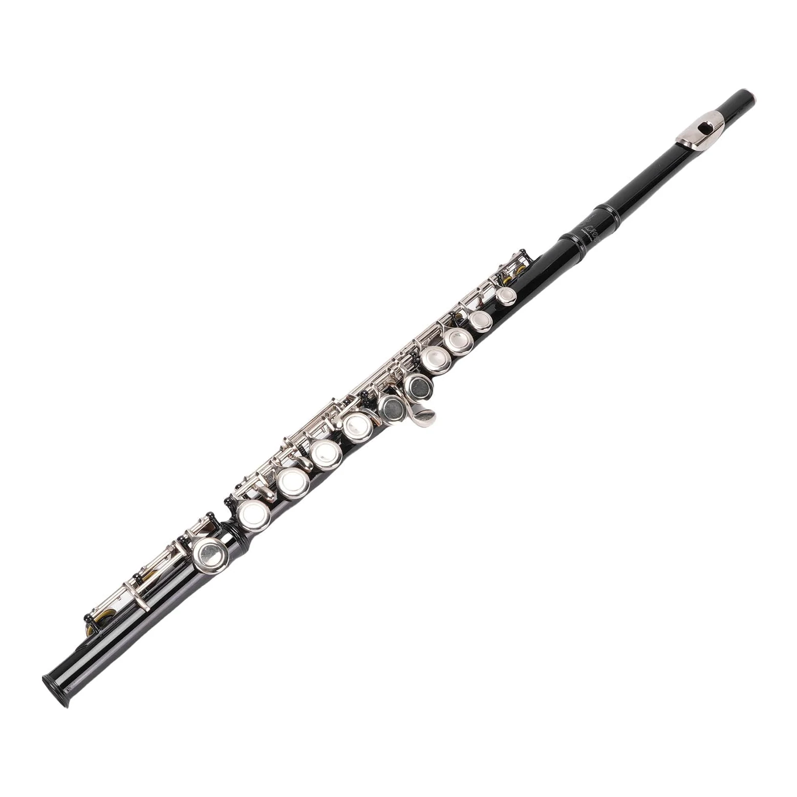 Flauto Do 16 Tasti, Flauto a Foro Aperto con Corpo in Cupronichel Tono Puro, Cuscinetti in Pelle Design Offset Tasto G con Tasto E Diviso per Principianti Studenti Adulti Lezioni di Musica