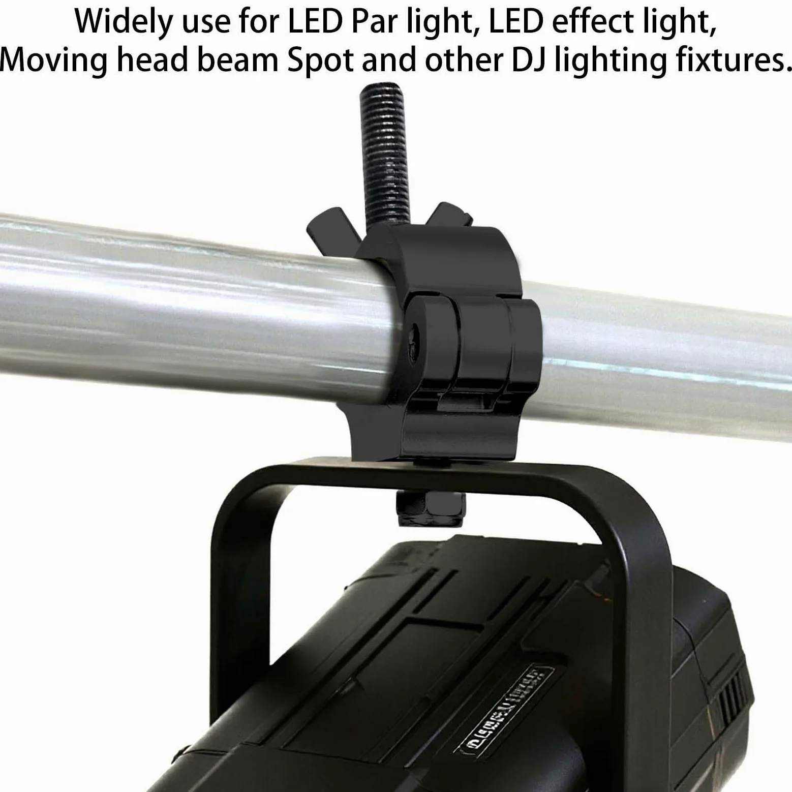 2Pack Morsetti Luci Scena per Traliccio Stage Lighting O Clamps 40mm-52mm Morsetto Truss Clamp Ganci per Luci, Carico 100kg Gancio per Teste Mobili Luci da Palco