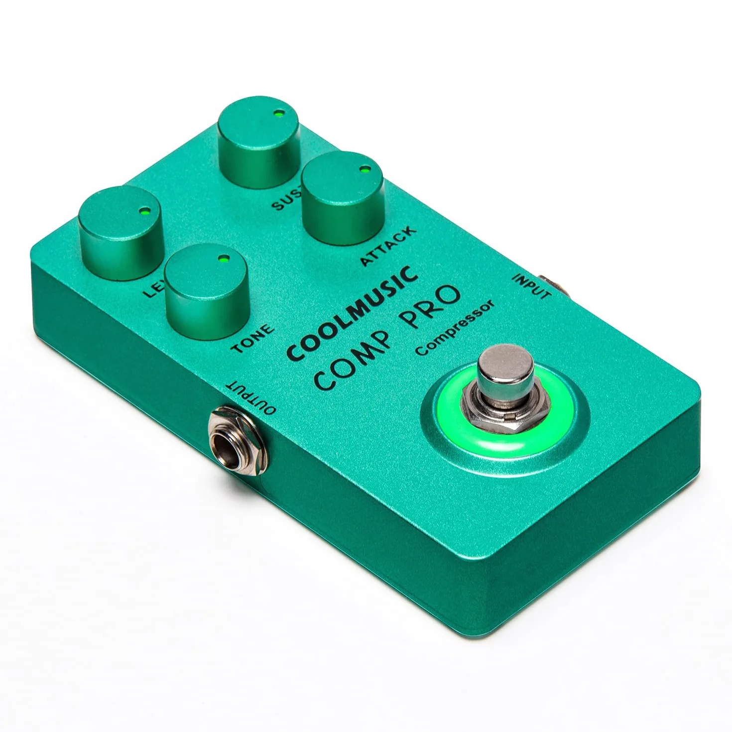 Coolmusic C-CS01 Pedal Compressore, Pedale per Chitarra e Basso True Bypass