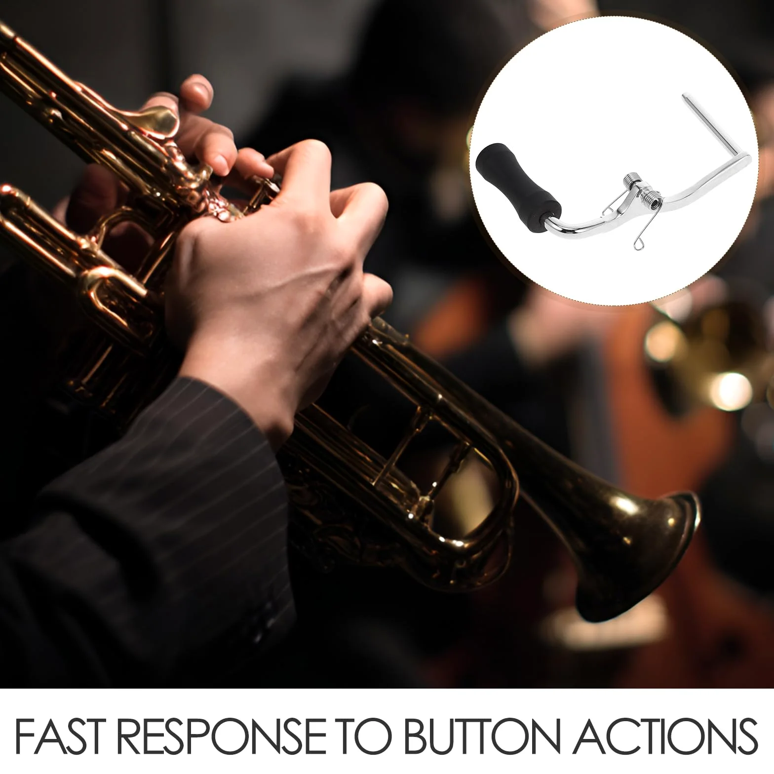 Kit di Riparazione Valvole per Tromba e Trombone Parti di Accordatura Chiave ad Acqua Accessori di Ricambio per Strumenti a Fiato Movimento Fluido Tasti per Musicisti e