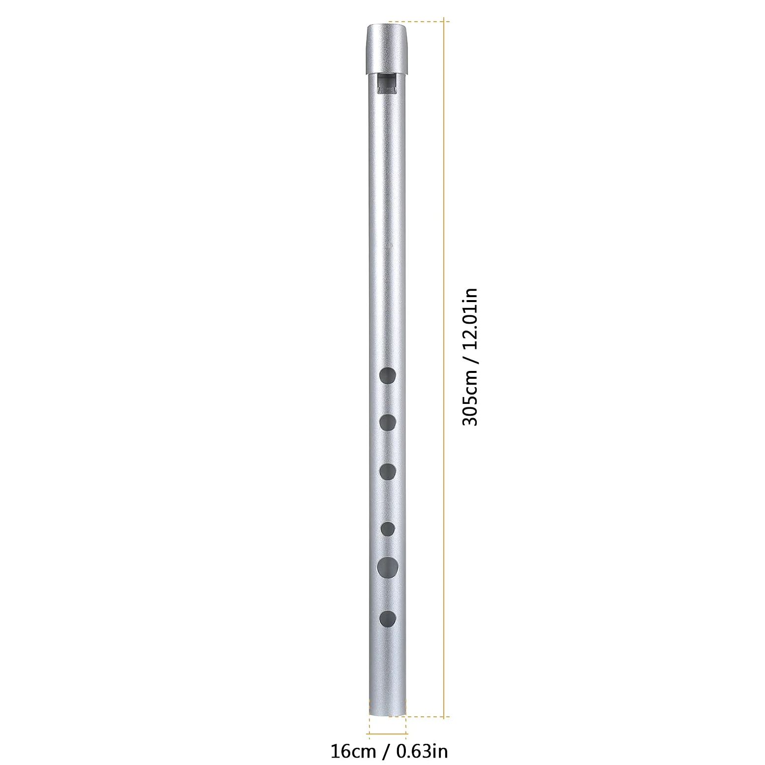 Irish Whistle Tradizionale Tin Penny Whistle 6 Fori Flauto Strumento Musicale a fiato per Principianti Intermedi ed esperti - Chiave di D