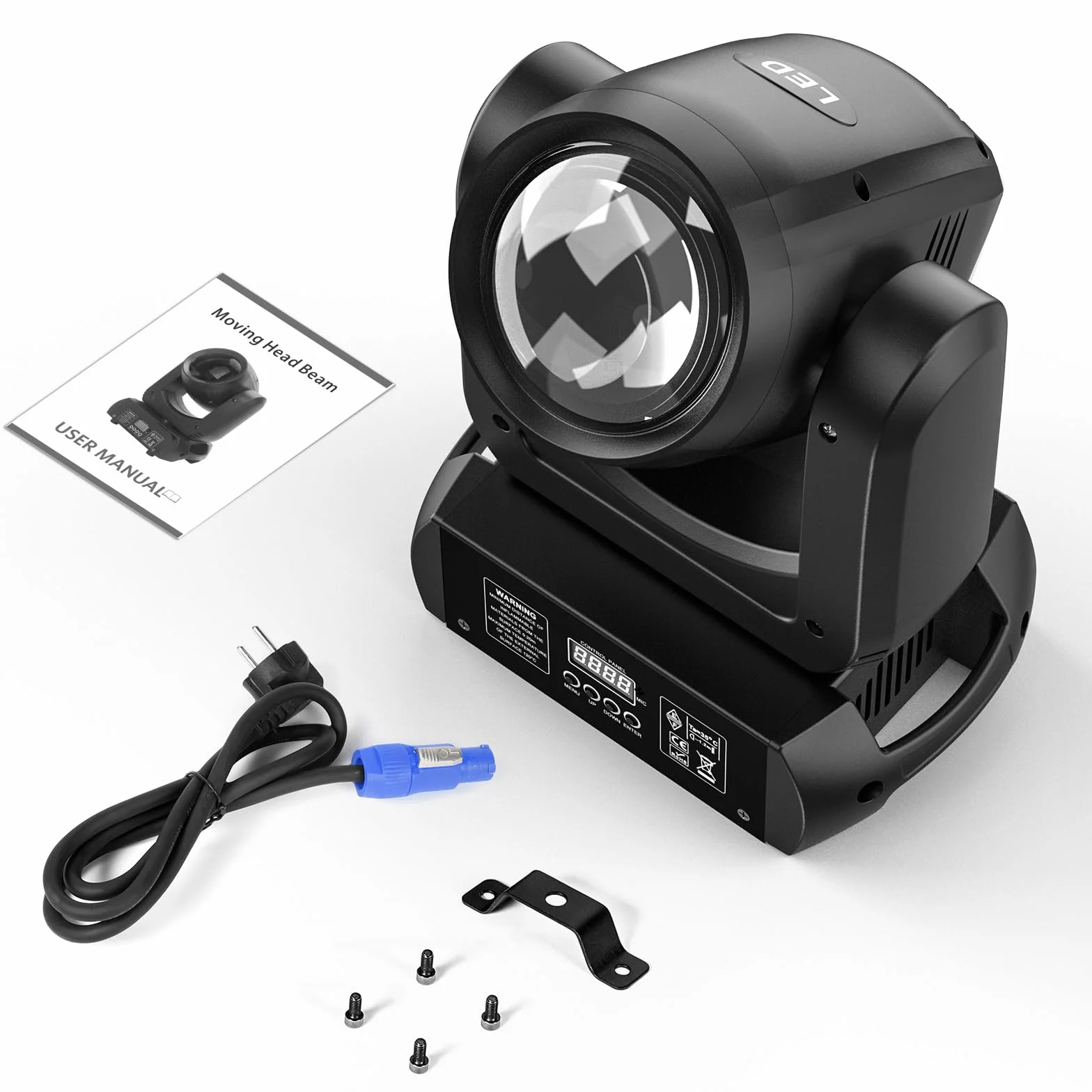 150W Teste Mobili LED RGBW Luci DJ Palco dmx512 Luce Discoteca Moving Head Spot Beam 18 Prisma per Matrimonio Bar Club Natale Halloween