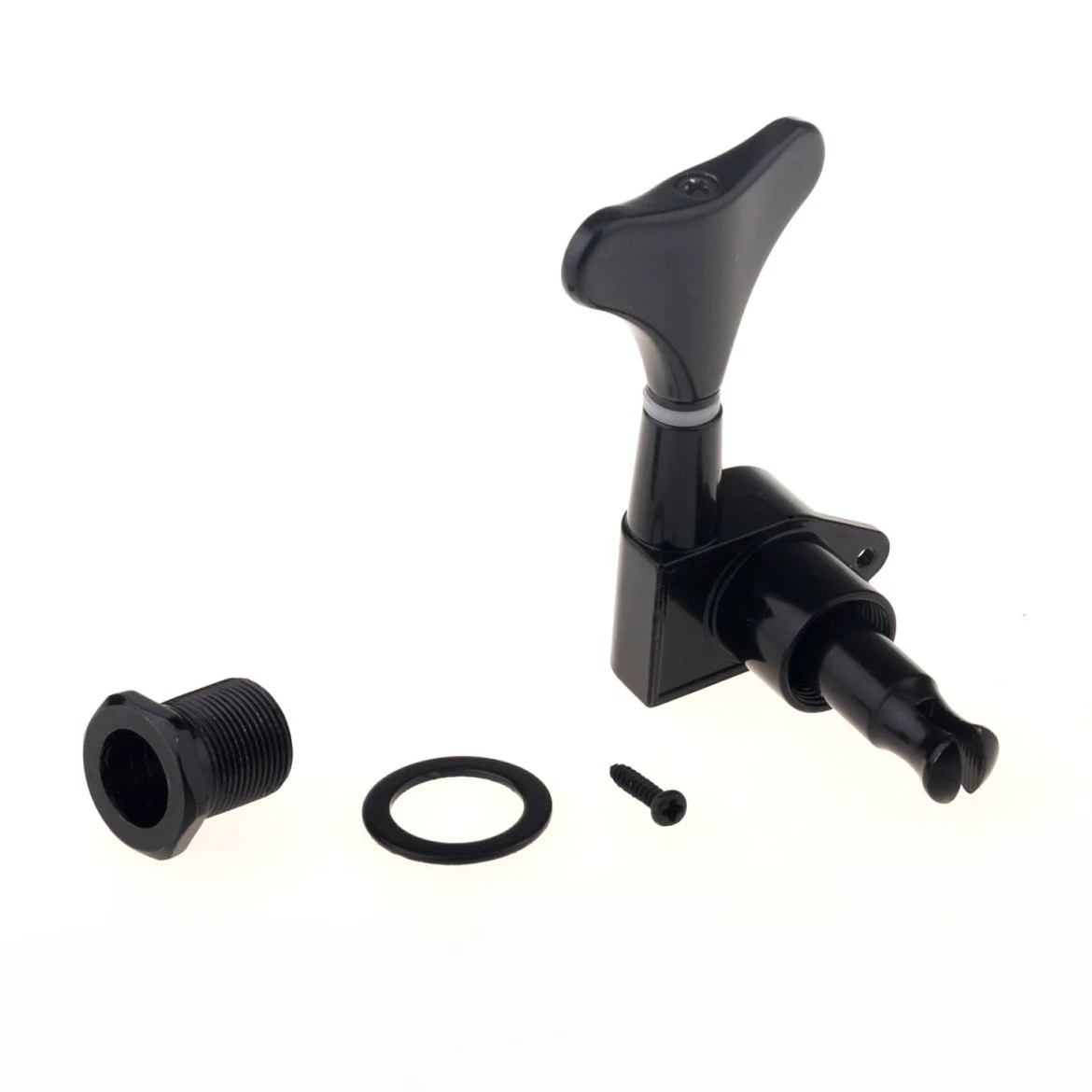 Musiclily L3+R3 Set Meccaniche per Basso Elettrico 5/6 Corde, Nero