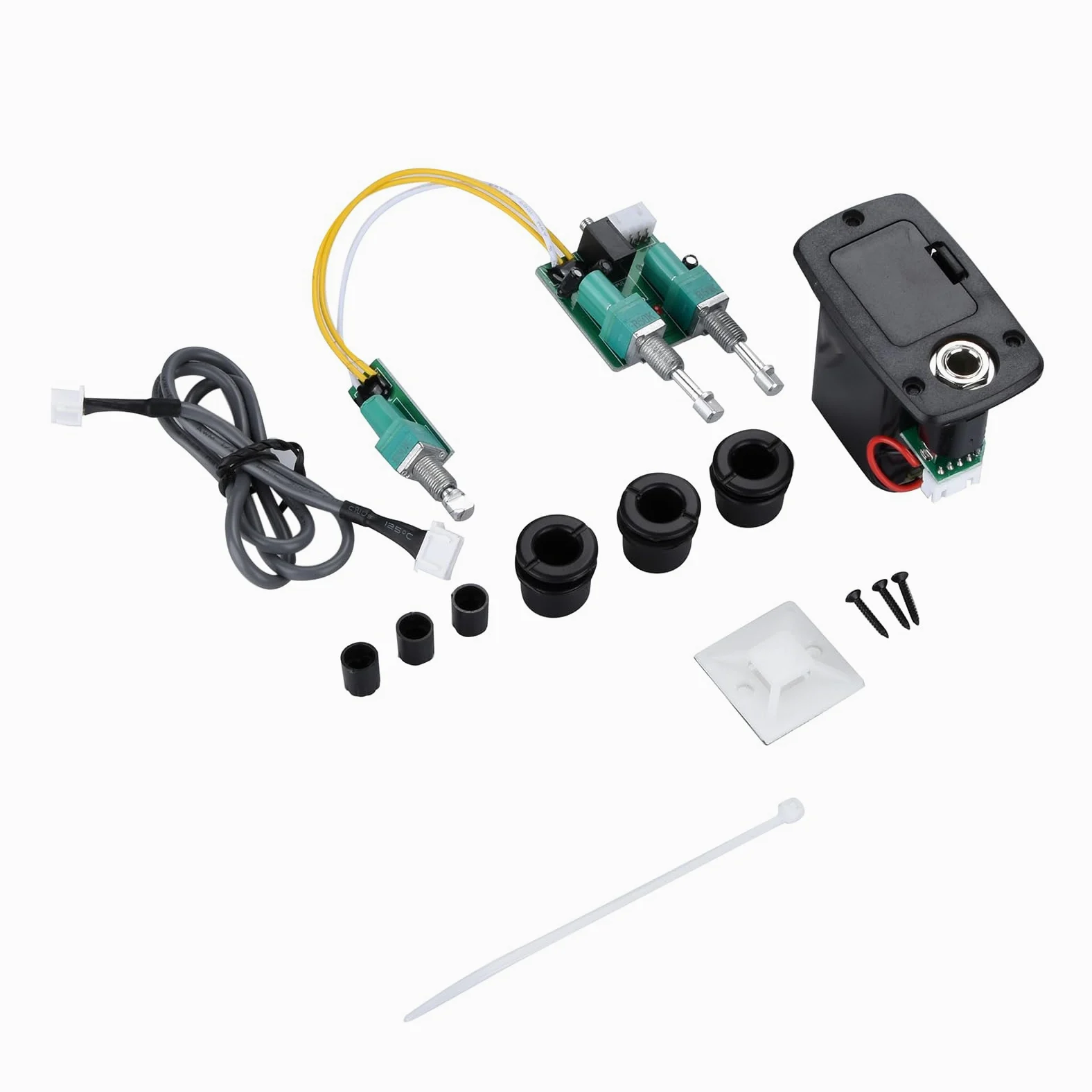3 Bande Acustica Chitarra Classica Equalizzatore Guitarra EQ Preamplificatore Concise Bass Tone Volume Regolabile 6.35 Audio Head Output Violao Pickup per Taylor