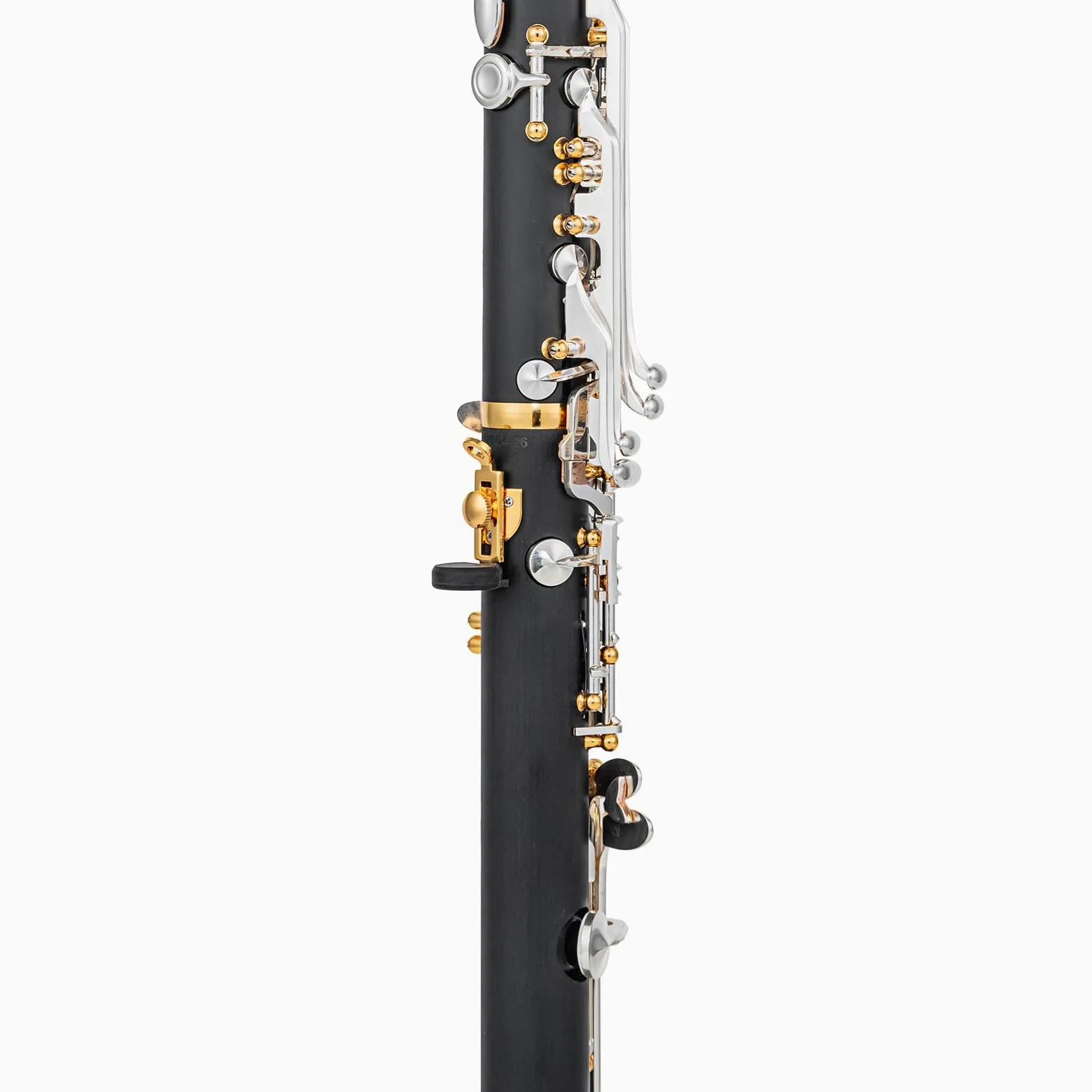 CG-S7 Clarinetto Sib Plateau a Fori Chiusi - Clarinetto Soprano a Fori Coperti in ABS, 17 Chiavi Nichel-Argento e Colonnine Dorate, per Mani Piccole, Sassofonisti e Disabili