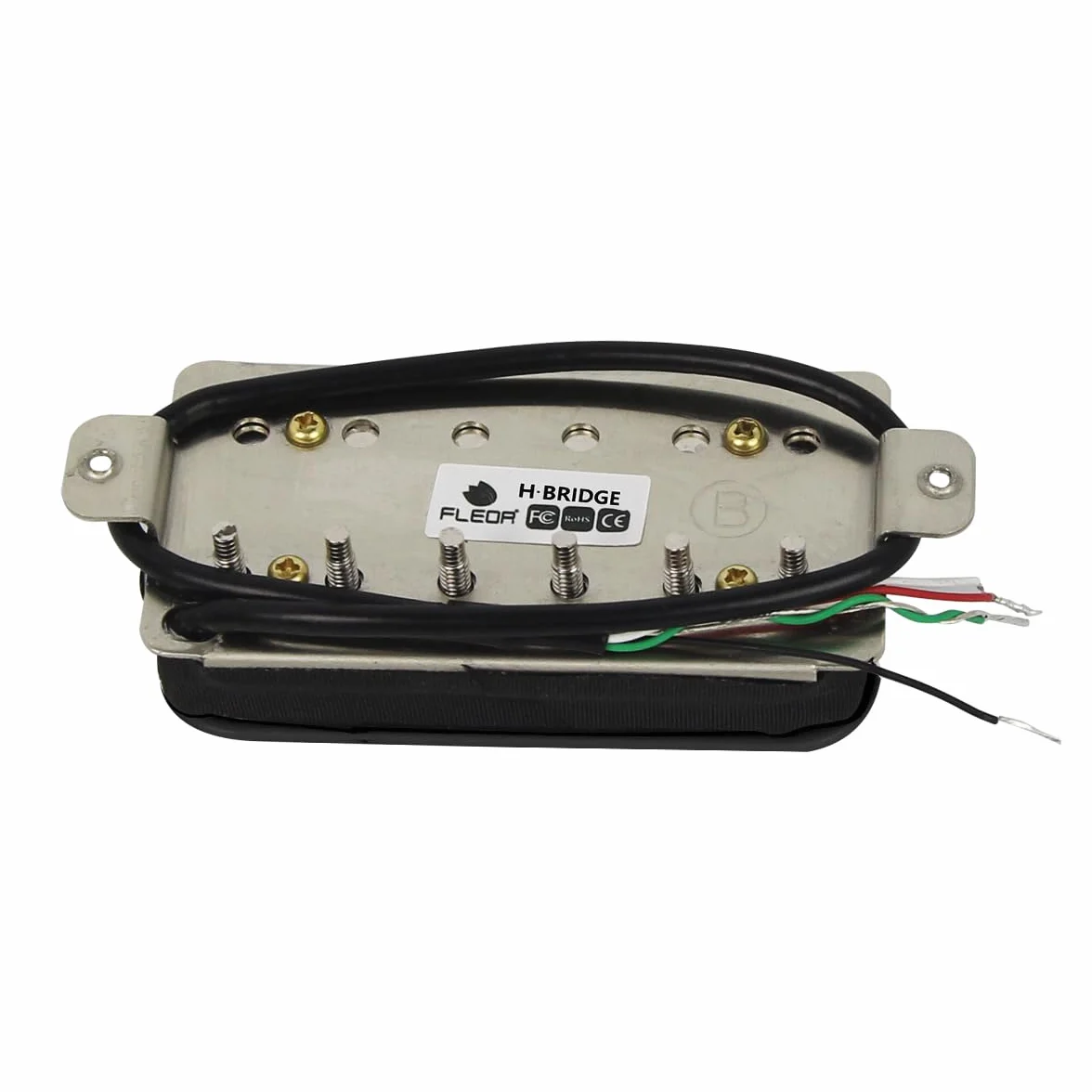 FLEOR Pickup Humbucker per chitarra nera Pickup al ponte Alnico 5 14-15k