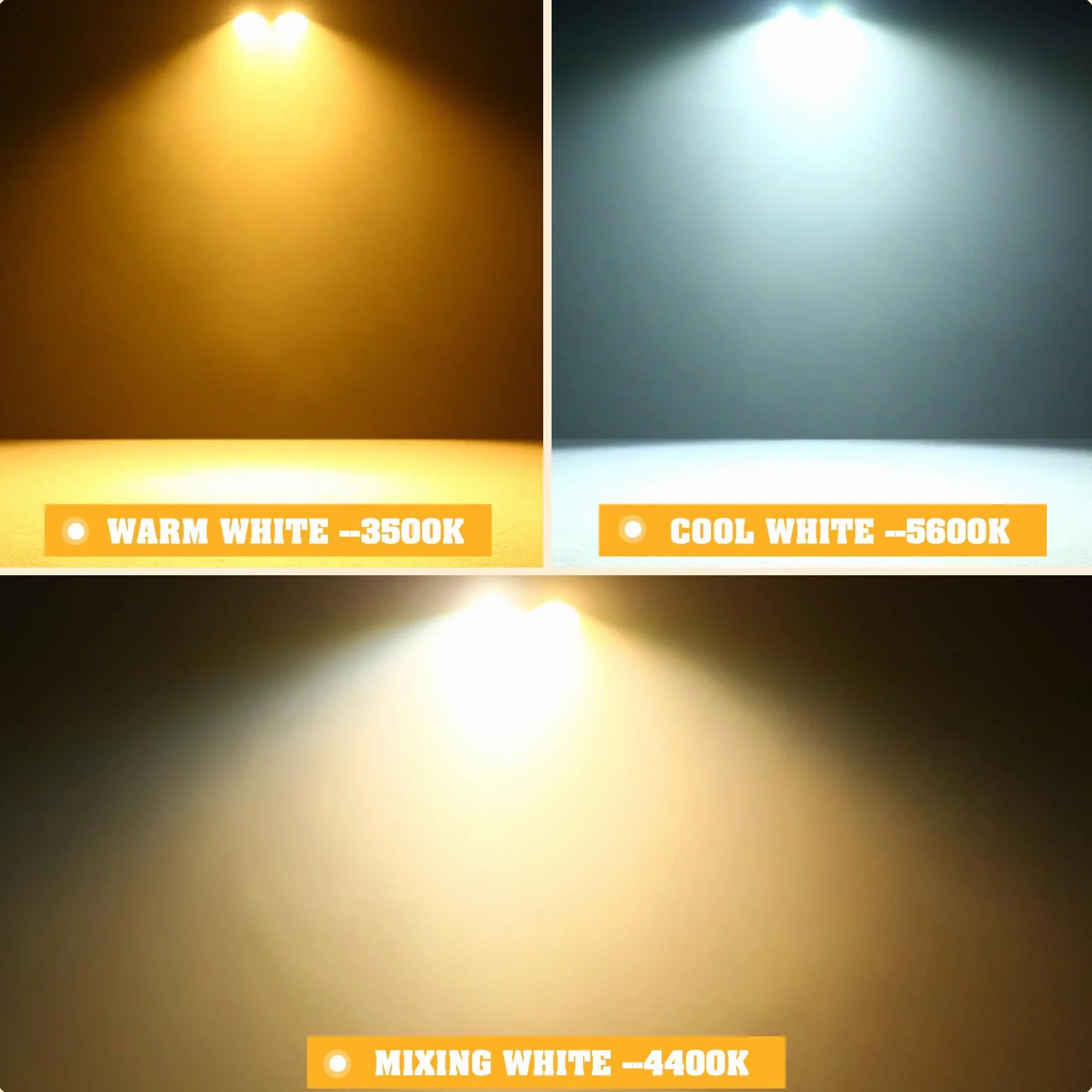 4PCS COB 200W Par LED, Blinder Luci Accecatori LED Bianco Freddo/Caldo Luce di Scena Faretto Effetti Illuminazione, Luci da Palco per Discoteca Matrimonio Bar Feste Pubblico