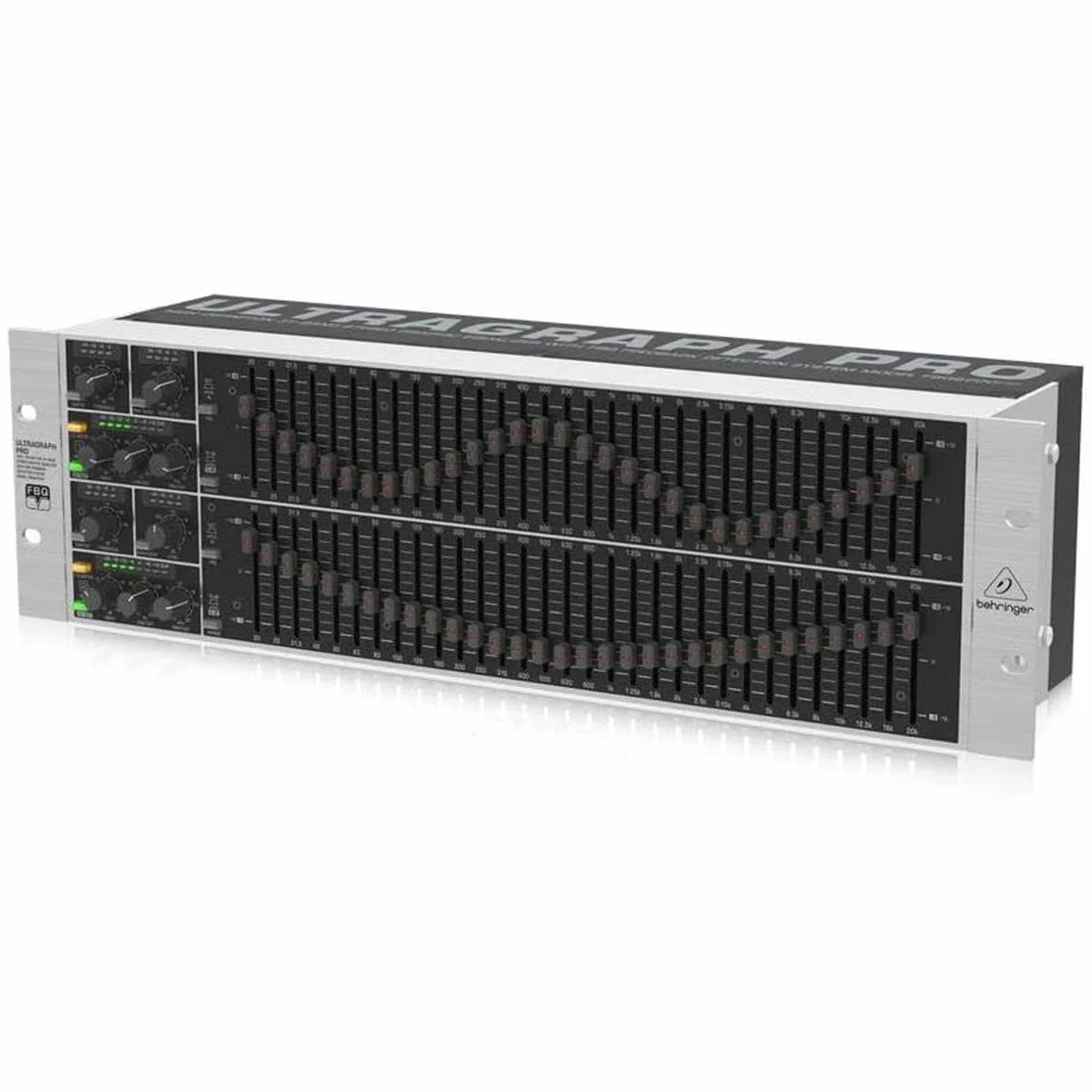 BEHRINGER FBQ6200HD EQUALIZZATORE GRAFICO 31 BANDE STEREO HD AMPLIFICATORI OPERAZIONALI A BASSO RUMORE
