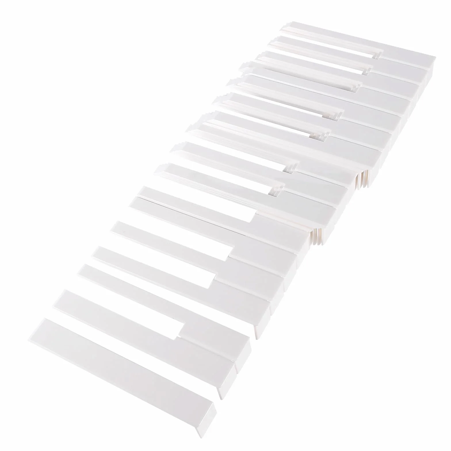 Vagias Keytops - Kit di sostituzione per pianoforte in plastica ABS bianco lucido