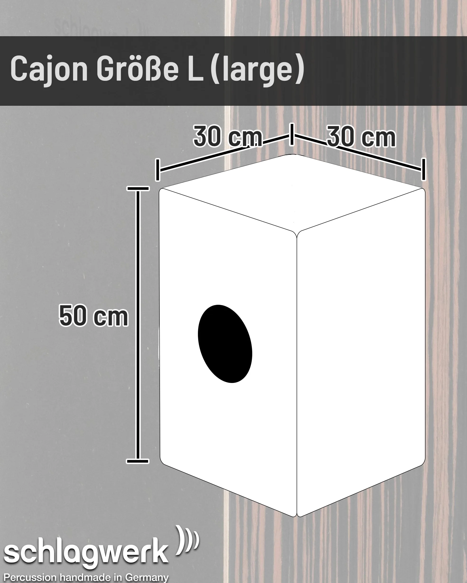 Schlagwerk - CP432-2inOne Cajon Deluxe Makassar