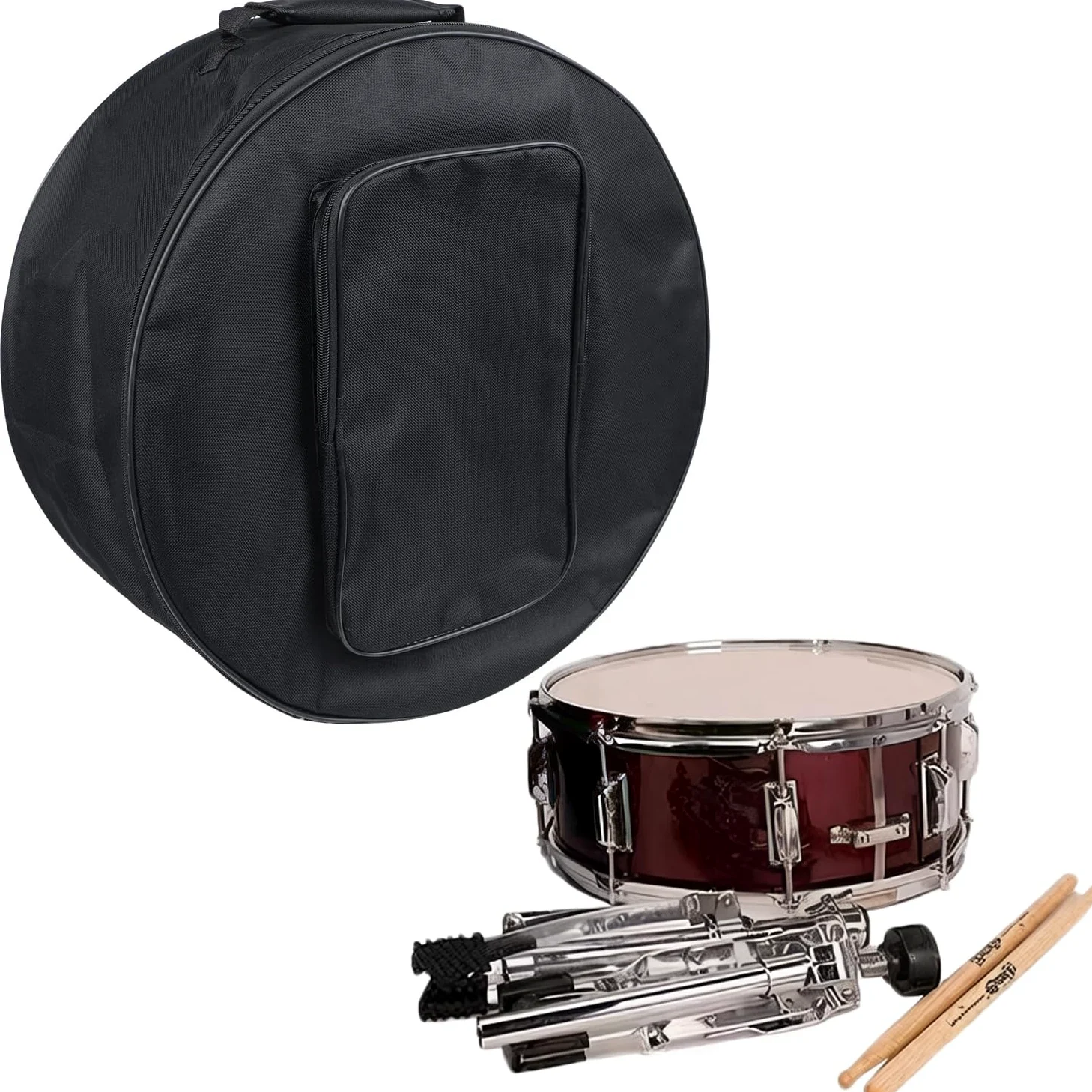 Borsa per rullante portatile Zaino per rullante impermeabile Oxford Drum Set Cover Custodia protettiva per rullante Accessori per strumenti a percussione 40x18cm