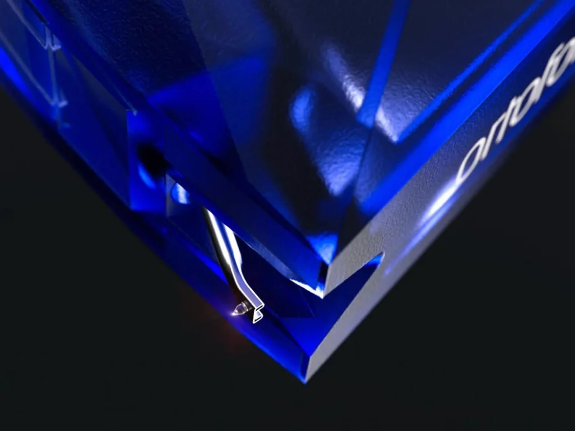 Ortofon 2M Blue Fonorivelatori Magnete Mobile premontata su Ortofon SH-4 Black | blu/nero