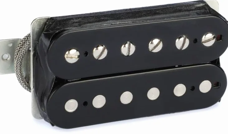 DiMarzio DP 308BK PAF®57 Neck Humbucker - Pick-up per chitarra elettrica, colore: Nero