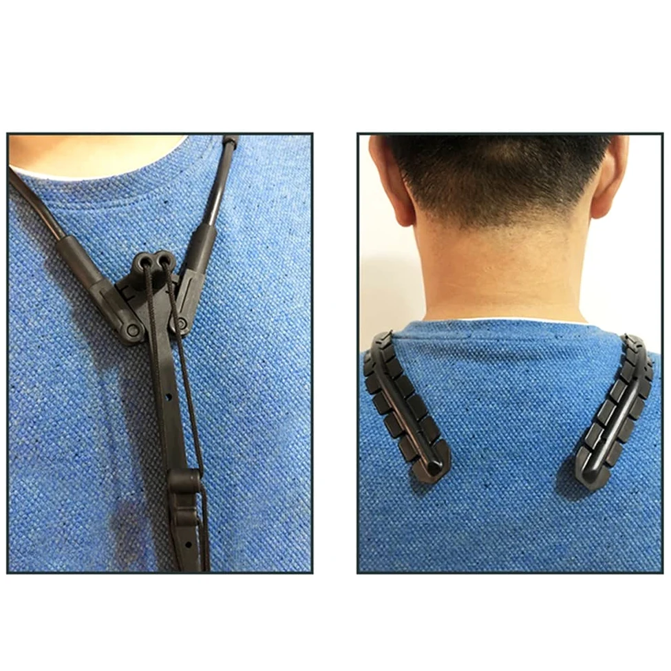 Cinturino da collo per sassofono, regolabile per sassofono, con doppia spalla, per sassofono, supporto posteriore per sax soprano alto tenore